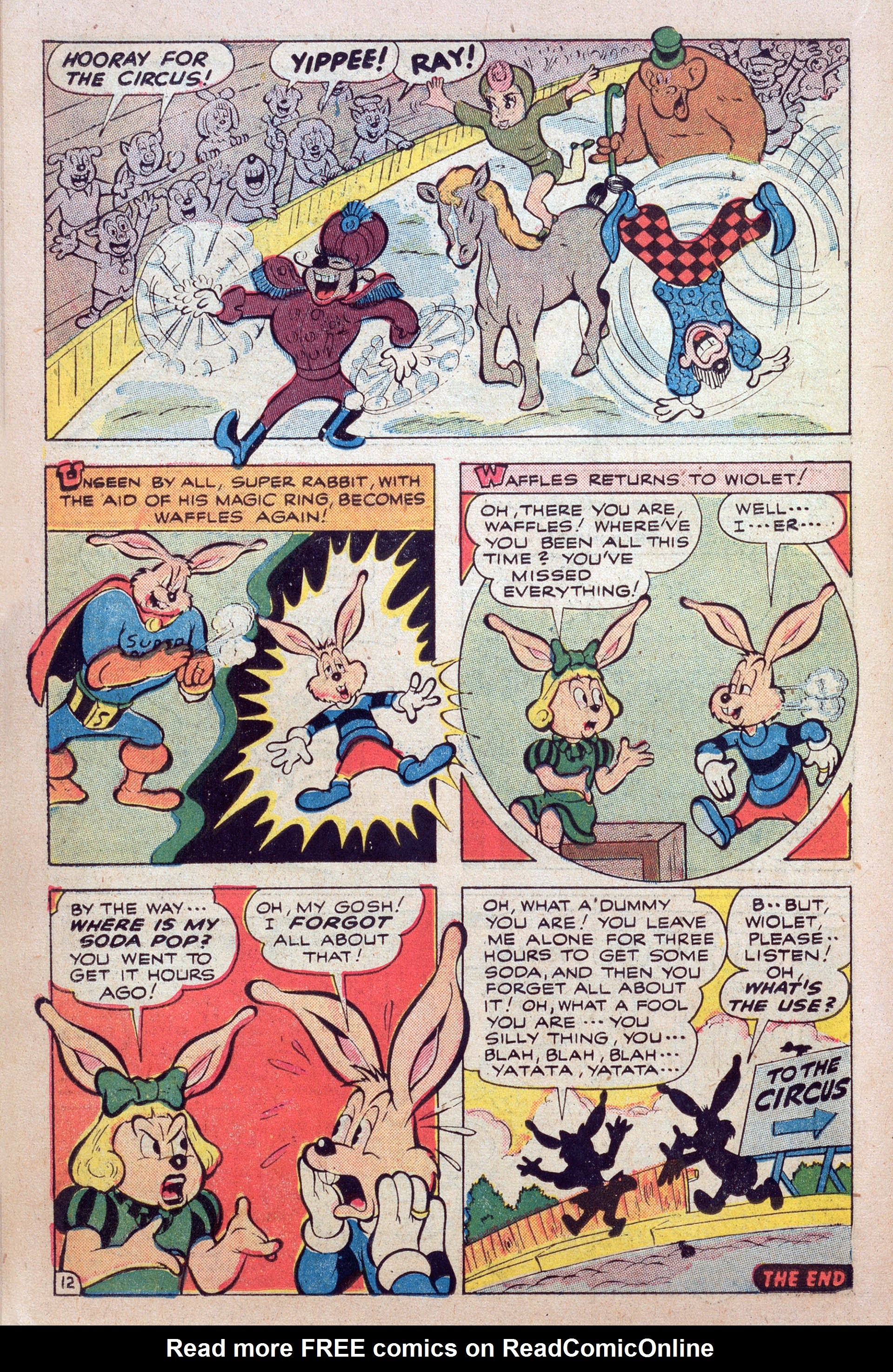 Read online Super Rabbit comic -  Issue #14 - 14