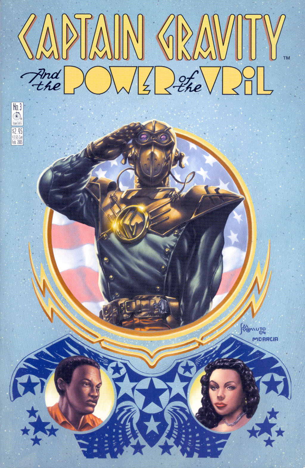 Read online Captain Gravity And The Power Of Vril comic -  Issue #3 - 1
