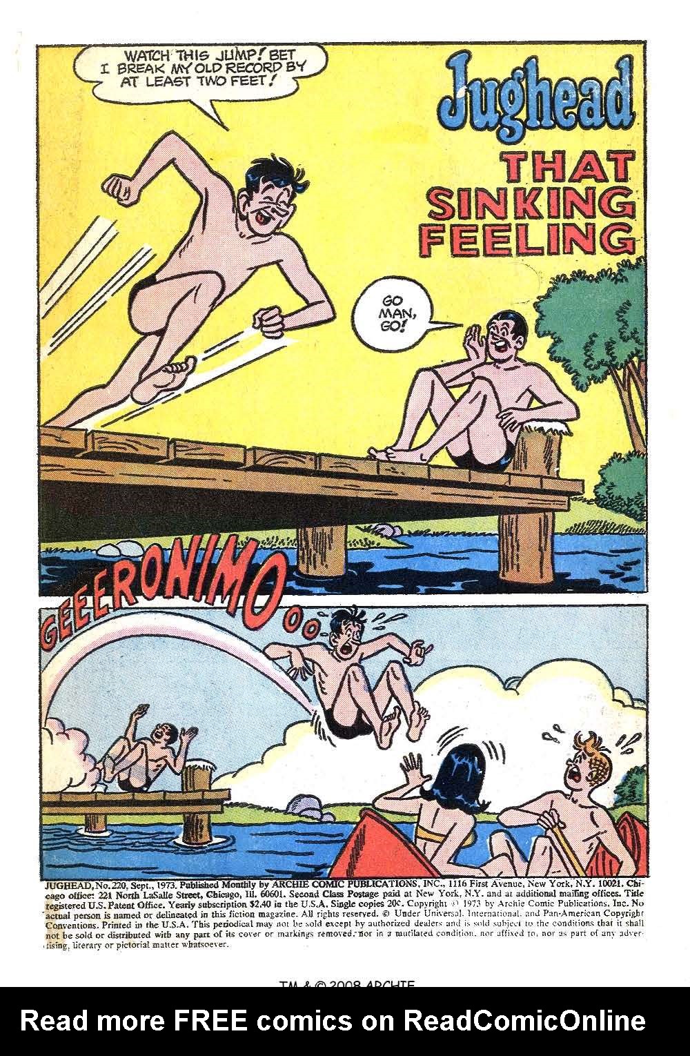 Read online Jughead (1965) comic -  Issue #220 - 3