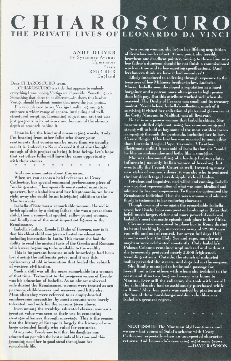 Chiaroscuro issue 5 - Page 27