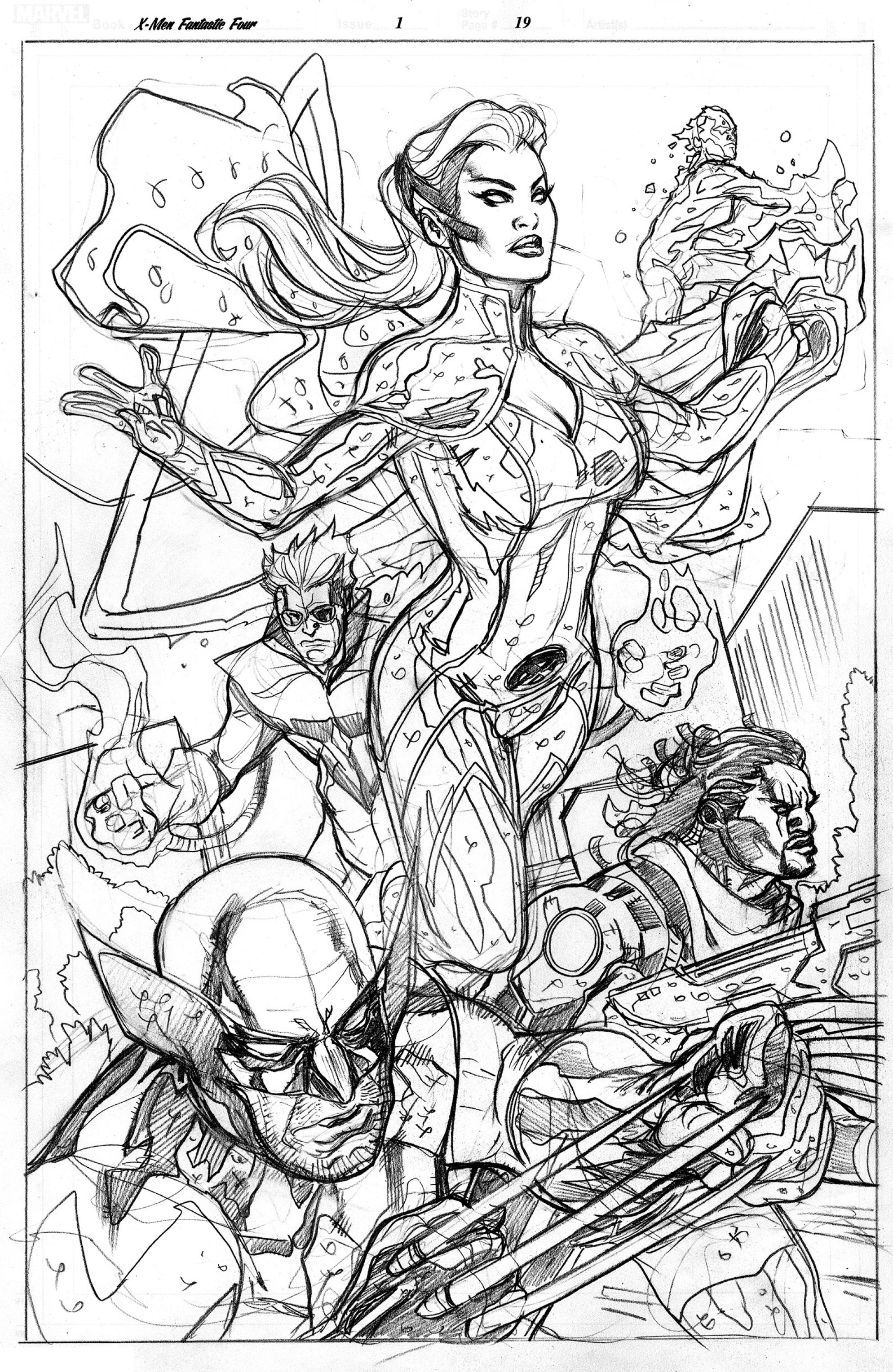 Read online X-Men/Fantastic Four (2020) comic -  Issue # _Director's Cut - 129