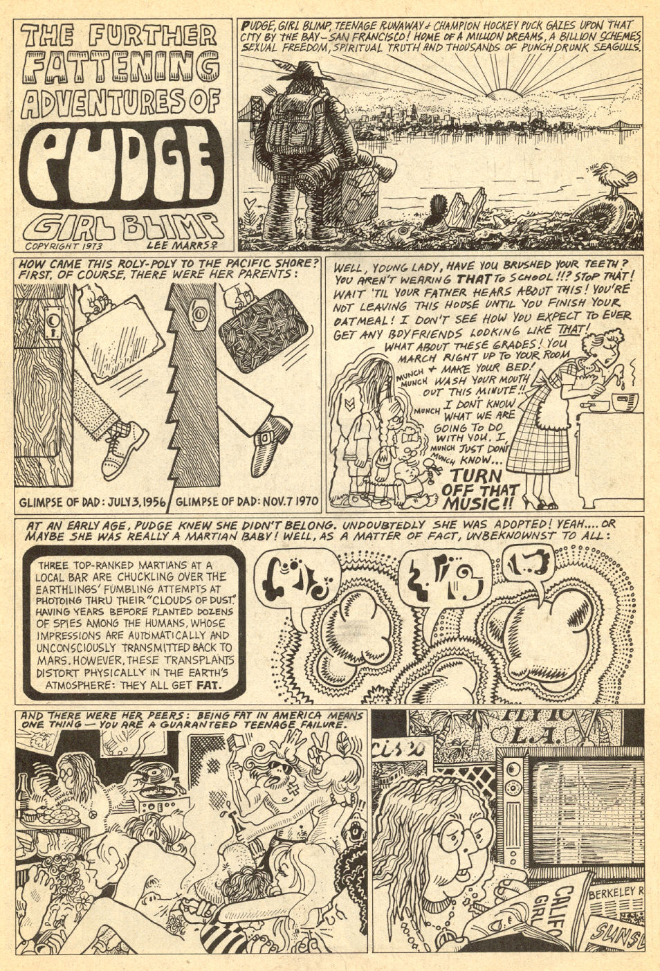 Read online The Further Fattening Adventures of Pudge, Girl Blimp comic -  Issue #1 - 3