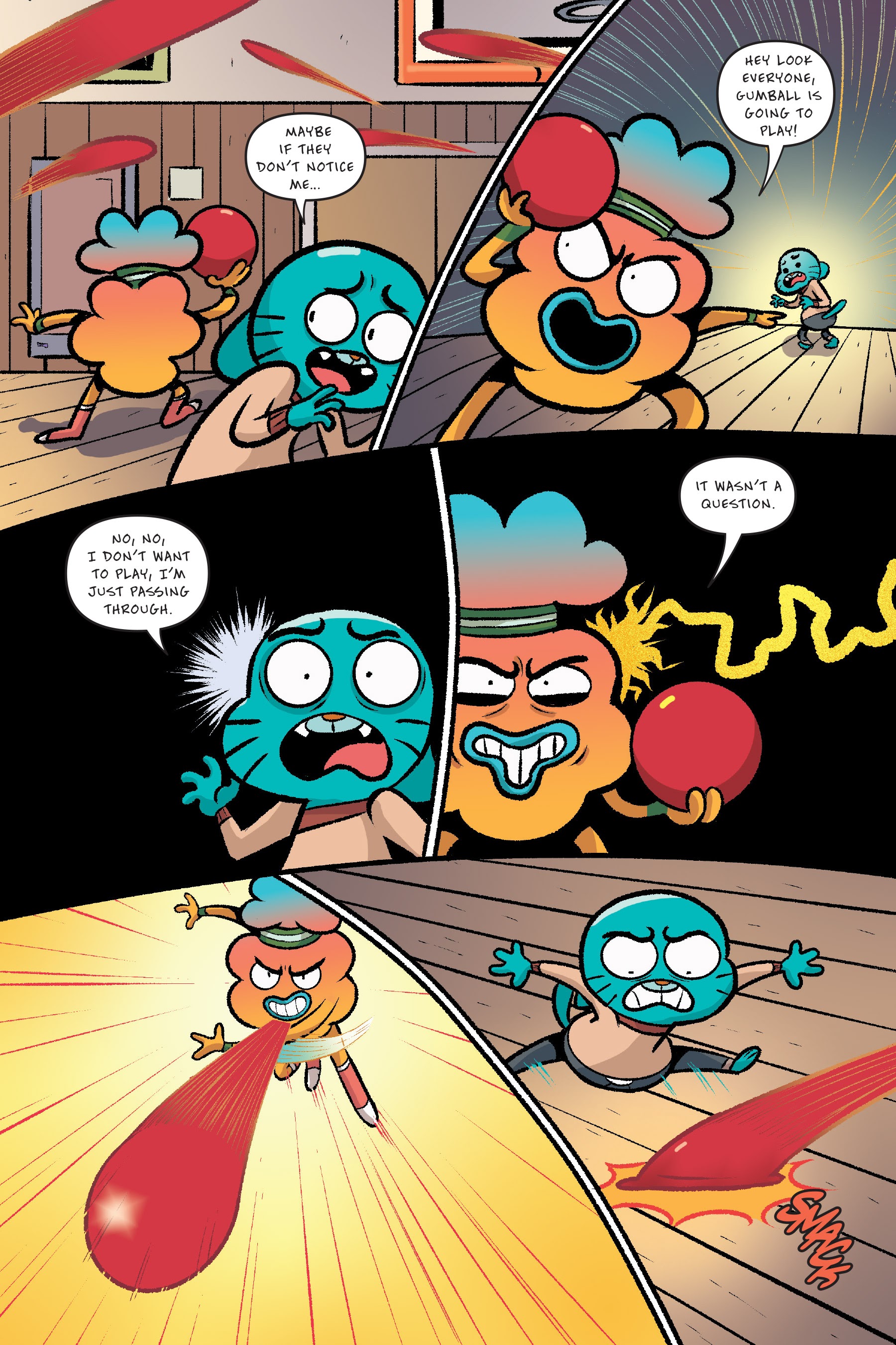 Read online The Amazing World of Gumball: The Storm comic -  Issue # TPB - 109