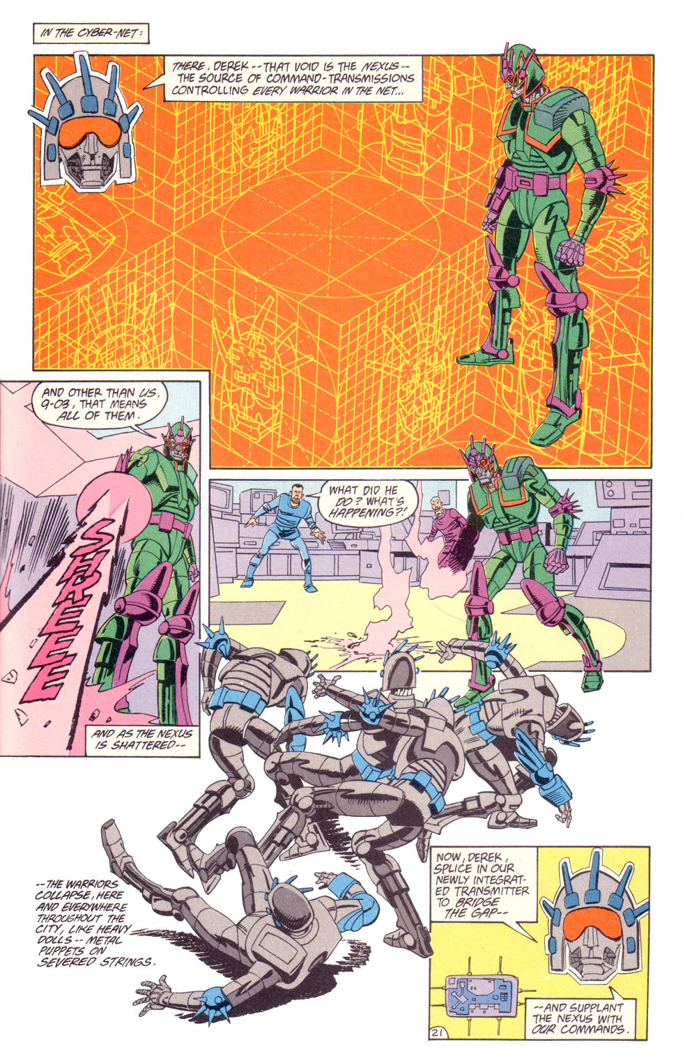 Read online Electric Warrior comic -  Issue #14 - 23