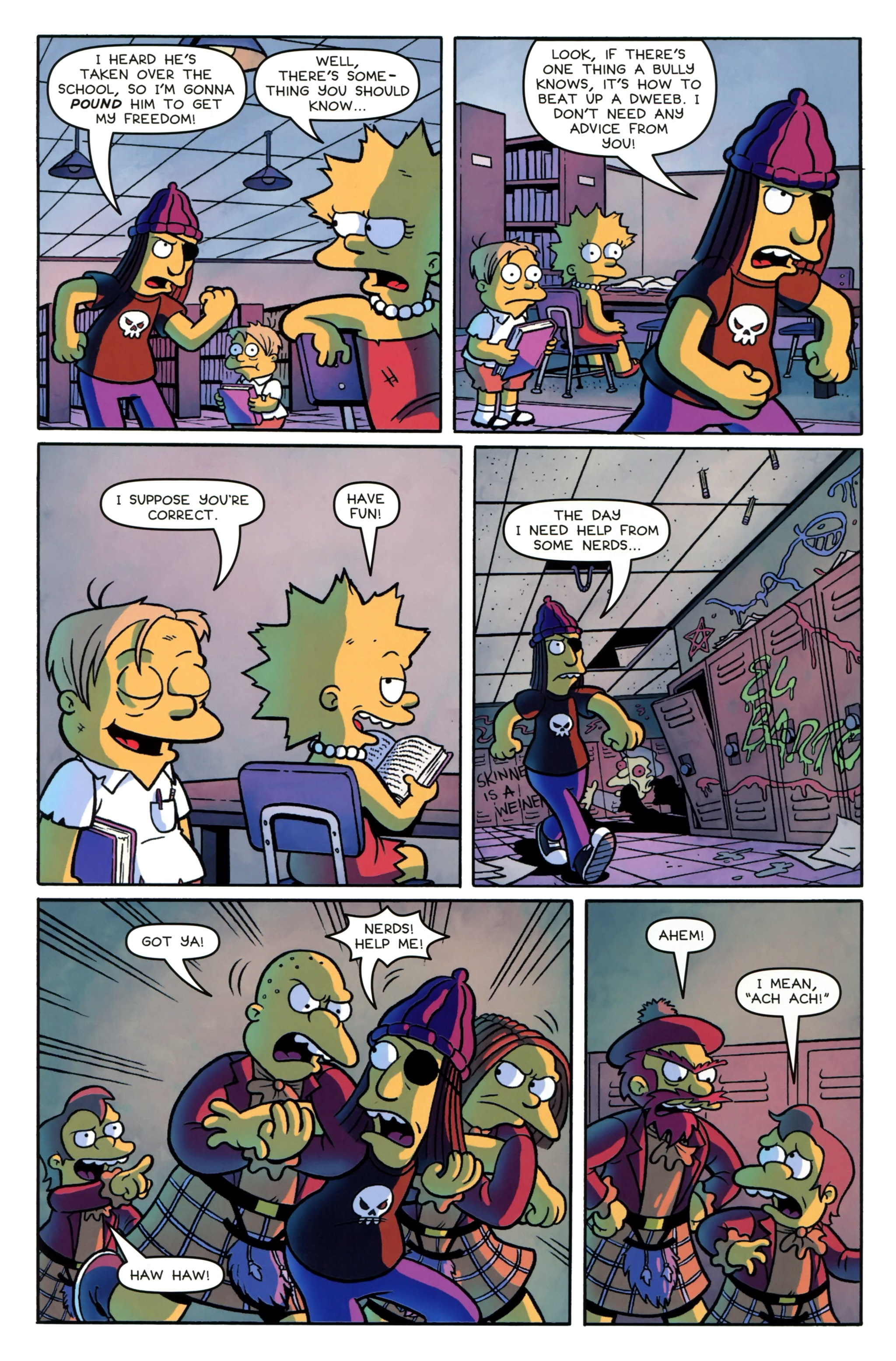 Read online Simpsons One-Shot Wonders: Jimbo comic -  Issue # Full - 10