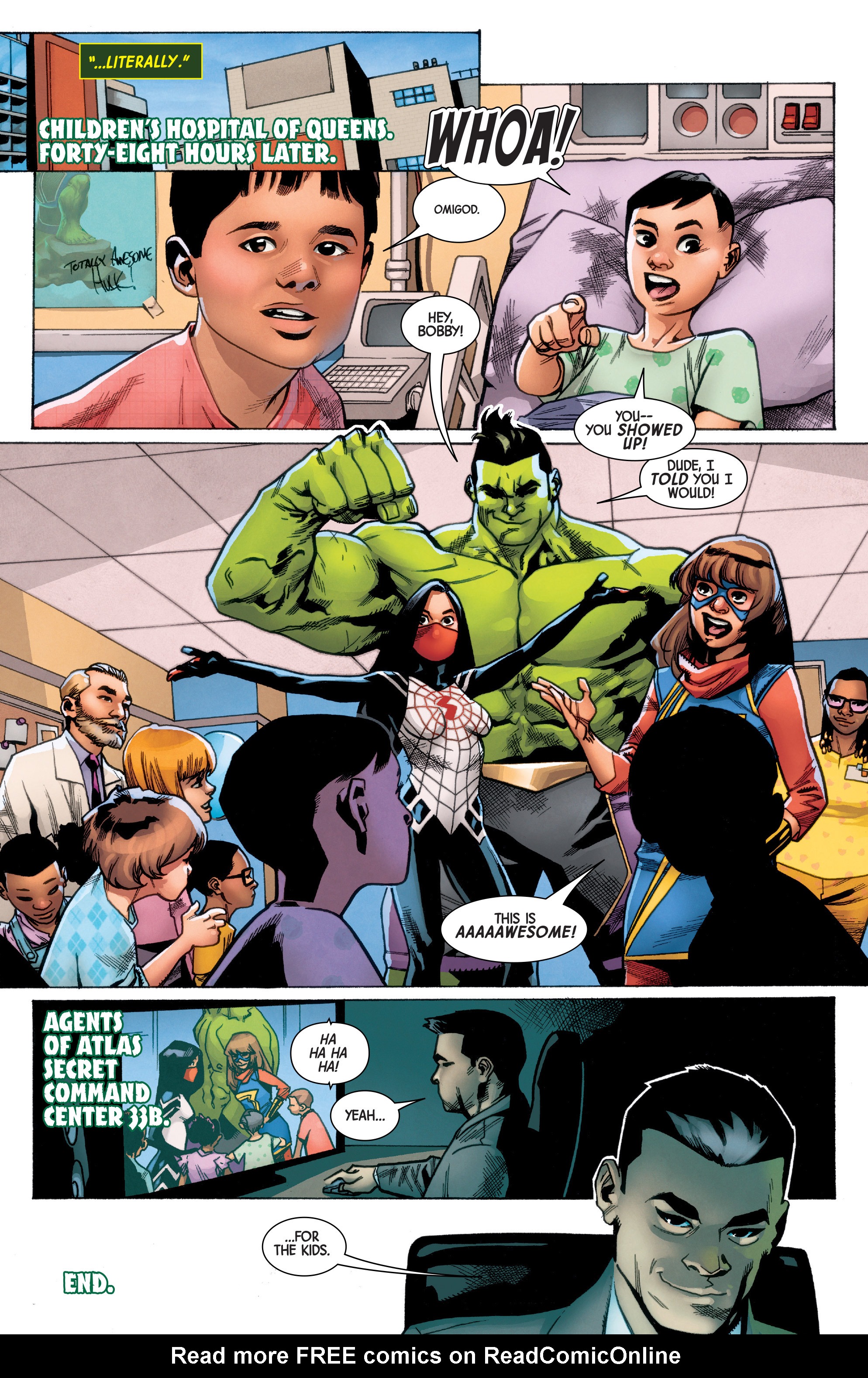 Read online Totally Awesome Hulk comic -  Issue #18 - 22