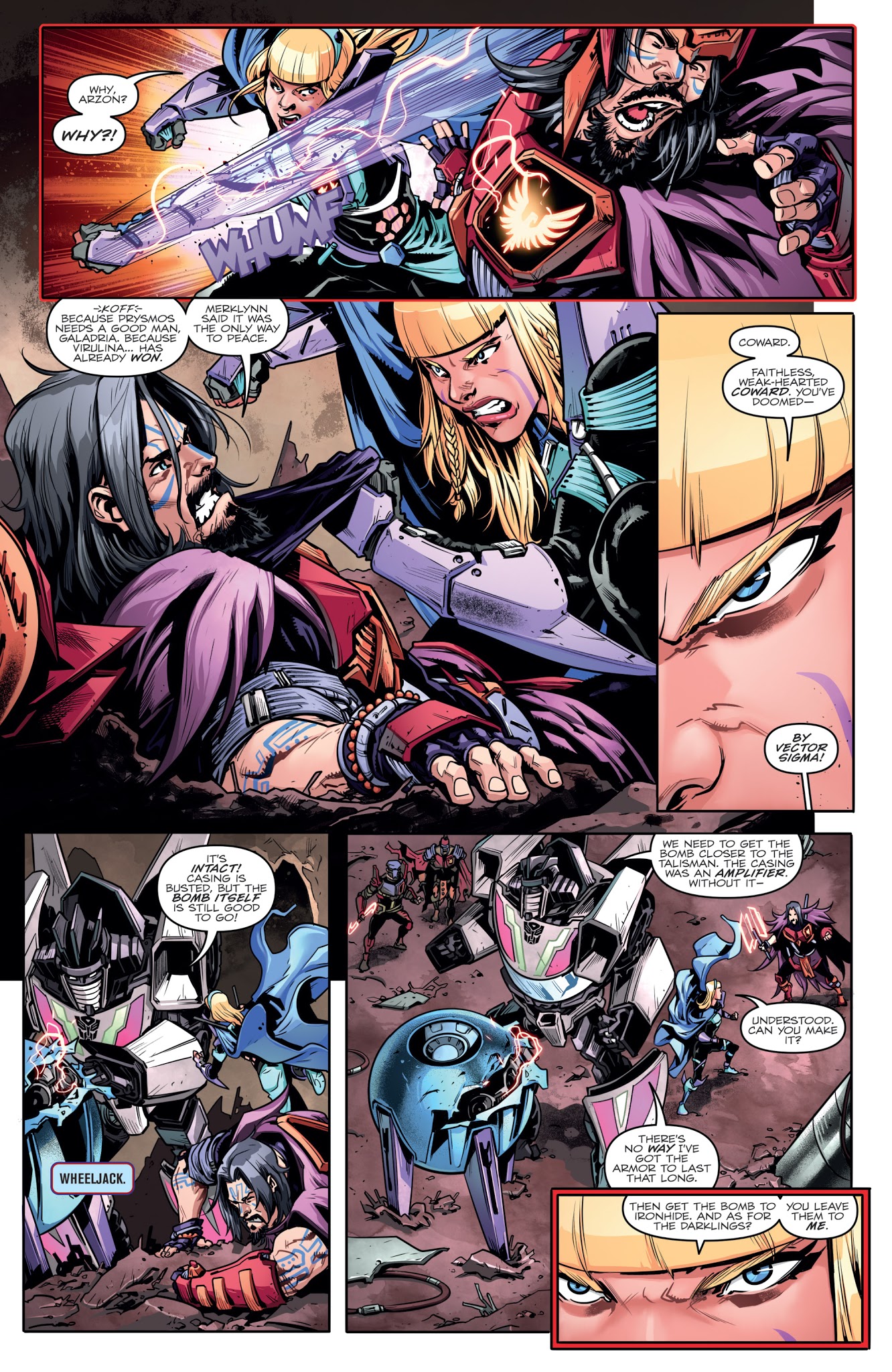 Read online Transformers vs. Visionaries comic -  Issue #5 - 10