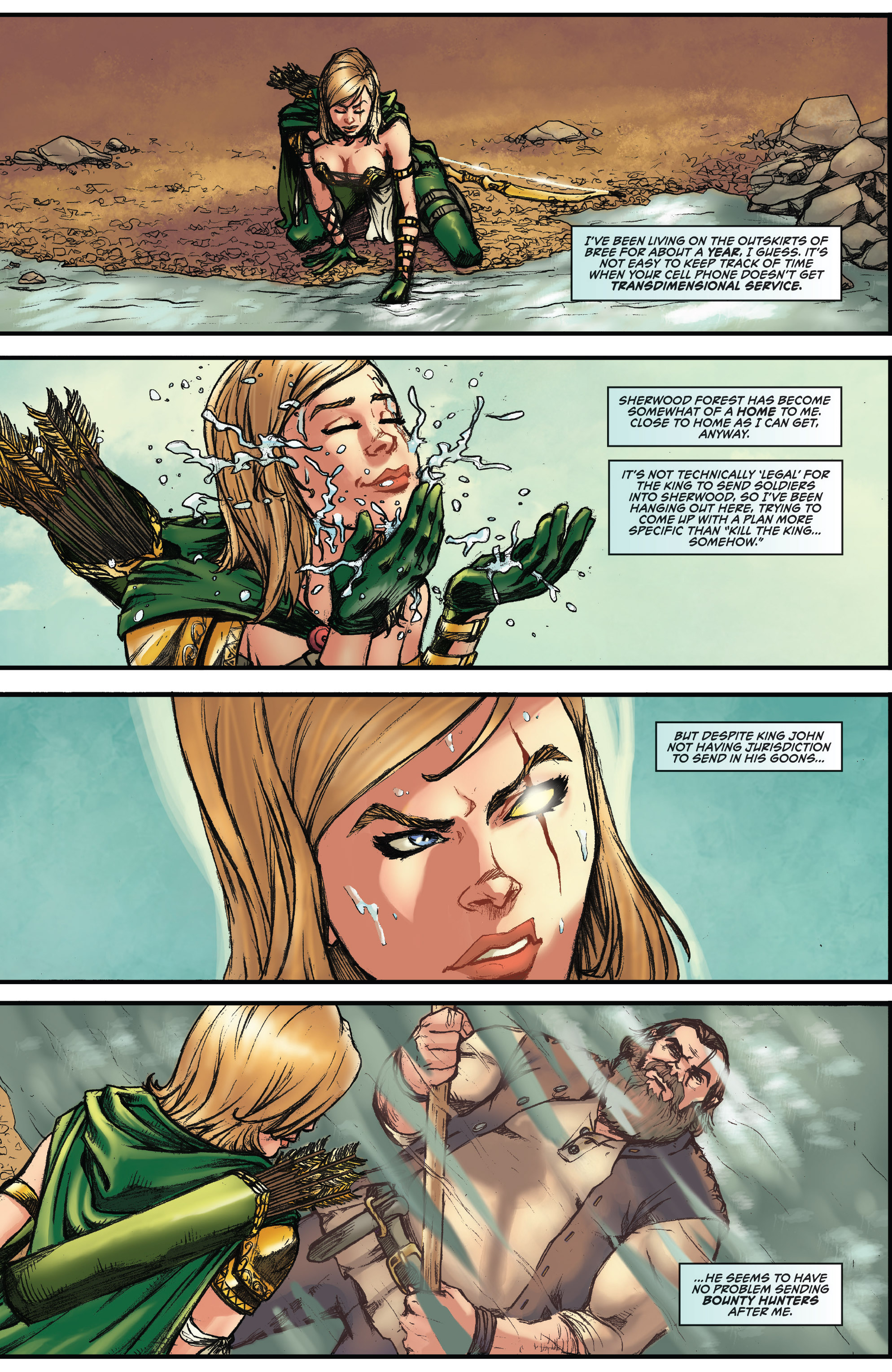 Read online Grimm Fairy Tales presents Robyn Hood (2012) comic -  Issue #3 - 4