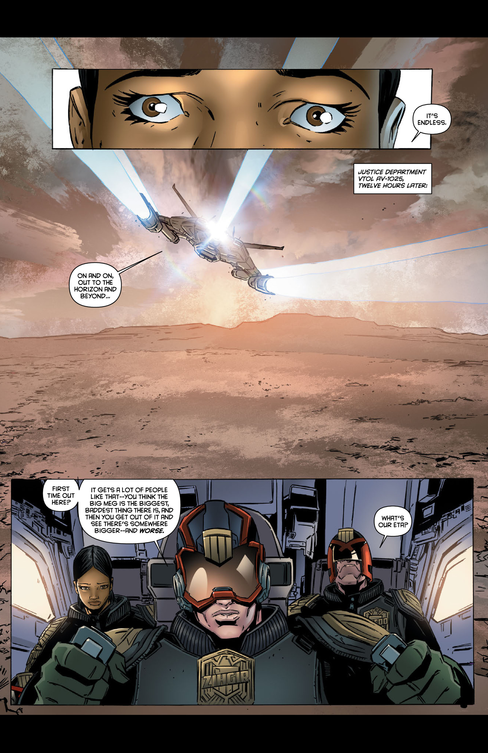 Read online Dredd: Dust comic -  Issue #1 - 24