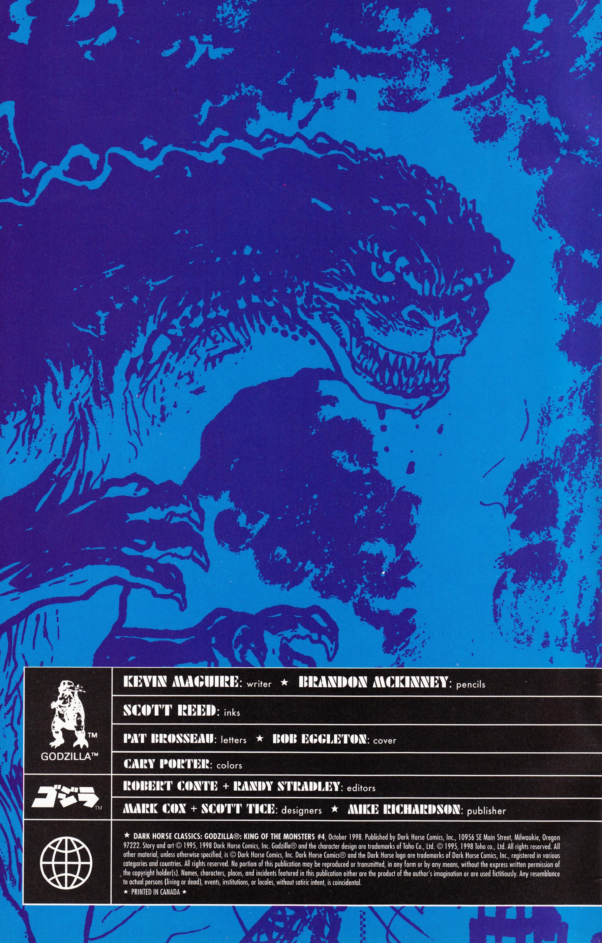 Read online Dark Horse Classics: Godzilla - King of the Monsters comic -  Issue #4 - 2