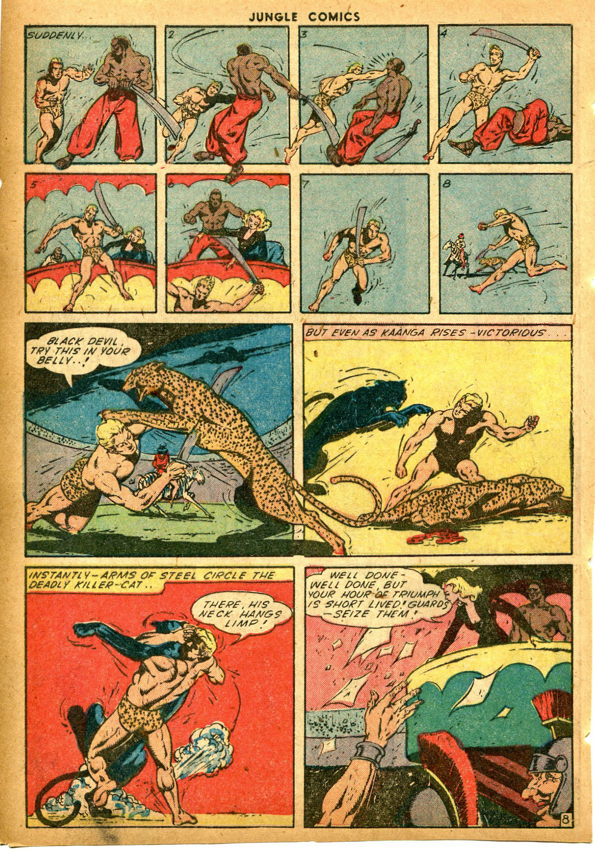 Read online Jungle Comics comic -  Issue #58 - 10