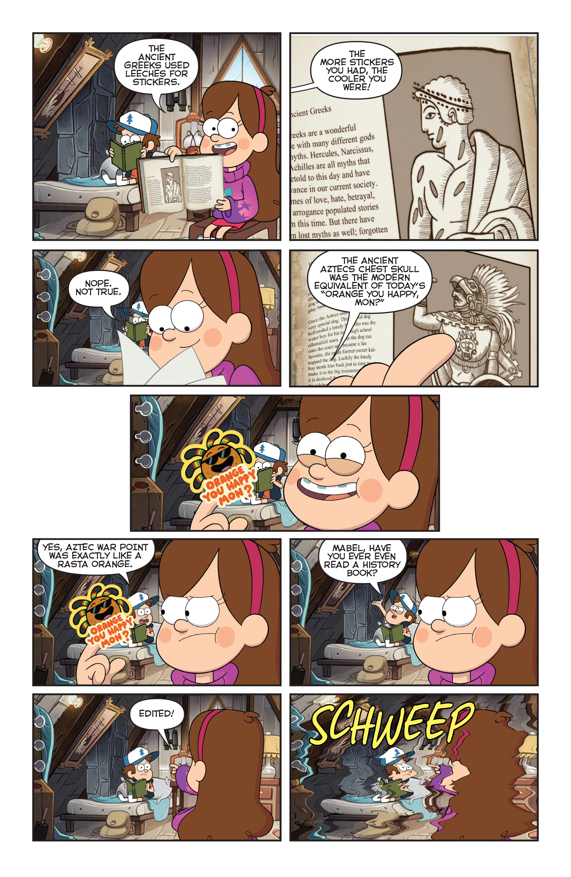 Read online Disney Gravity Falls Shorts Cinestory Comic comic -  Issue #2 - 14