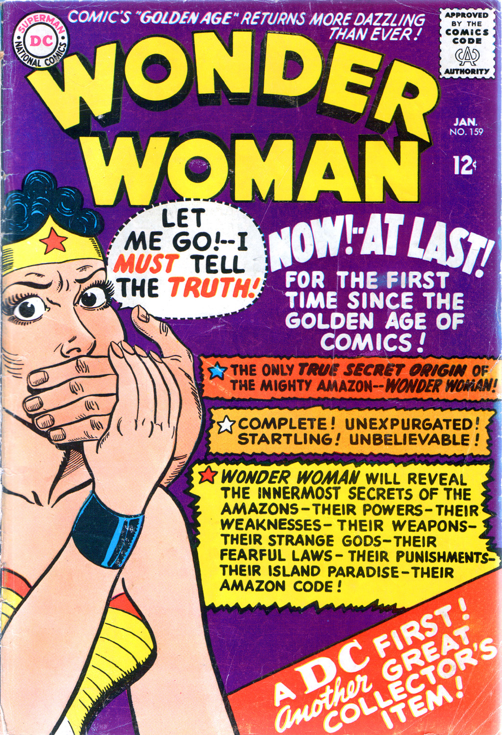 Read online Wonder Woman (1942) comic -  Issue #159 - 1