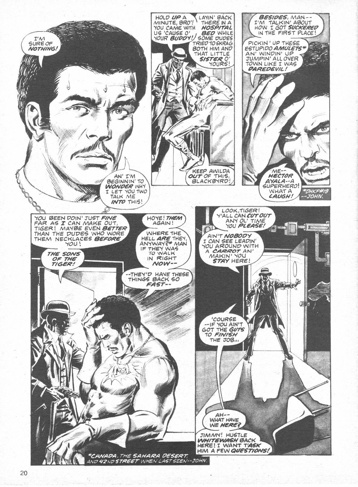 Read online The Deadly Hands of Kung Fu comic -  Issue #27 - 20