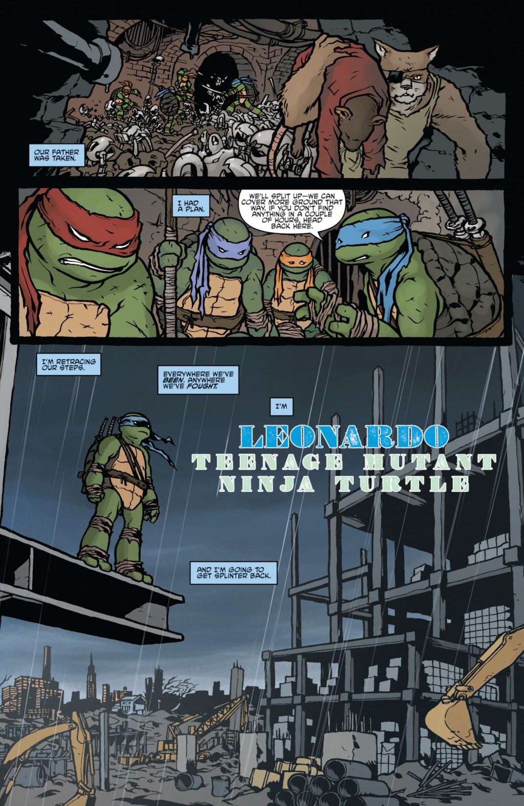 Read online Teenage Mutant Ninja Turtles Micro-Series comic -  Issue #4 - 4