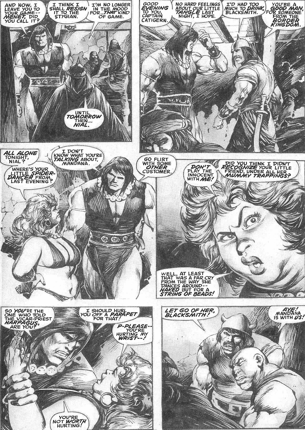 Read online The Savage Sword Of Conan comic -  Issue #209 - 17