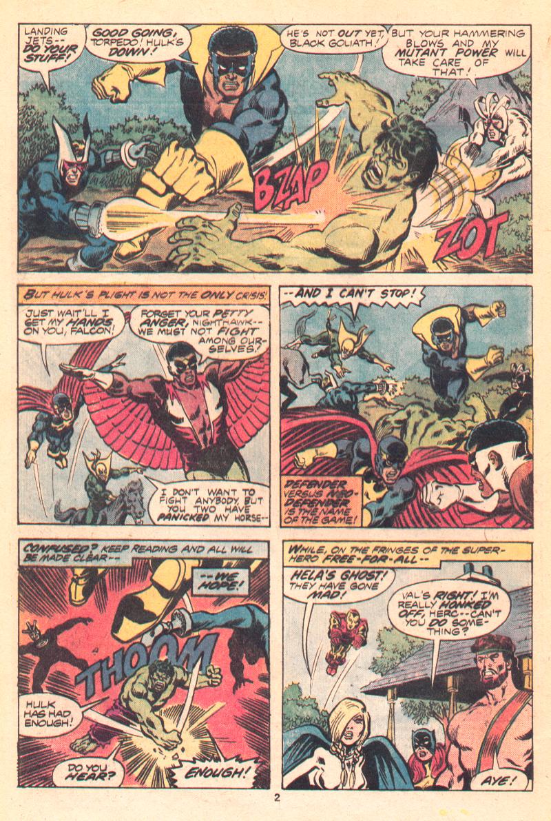 Read online The Defenders (1972) comic -  Issue #63 - 3