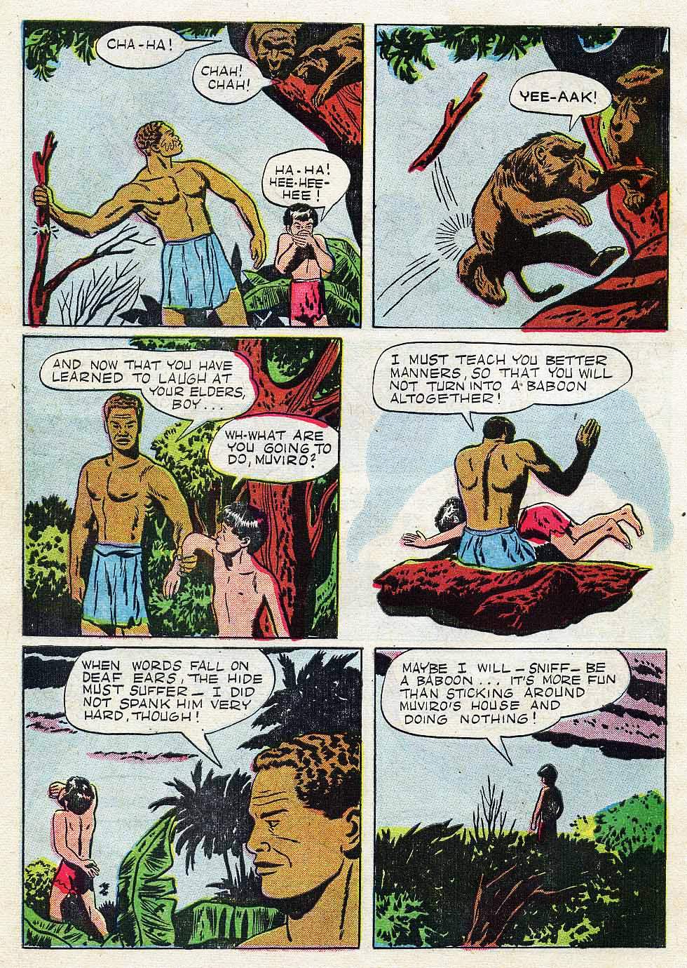 Read online Tarzan (1948) comic -  Issue #10 - 30