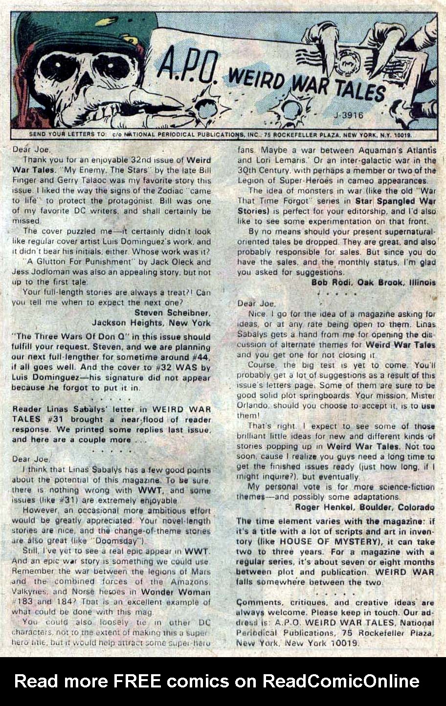 Read online Weird War Tales (1971) comic -  Issue #37 - 32