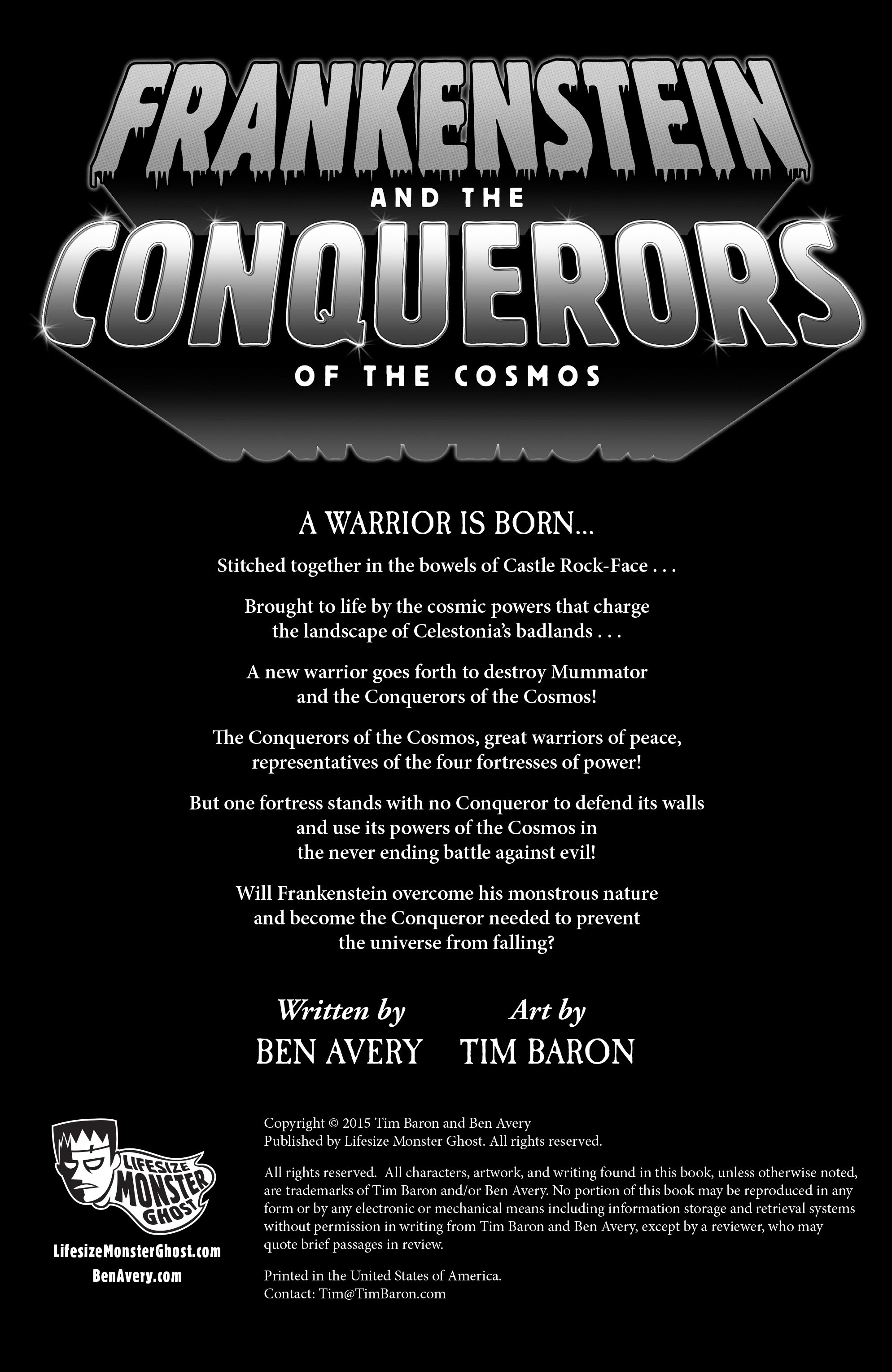 Read online Frankenstein and the Conquerors of the Cosmos comic -  Issue # Full - 2