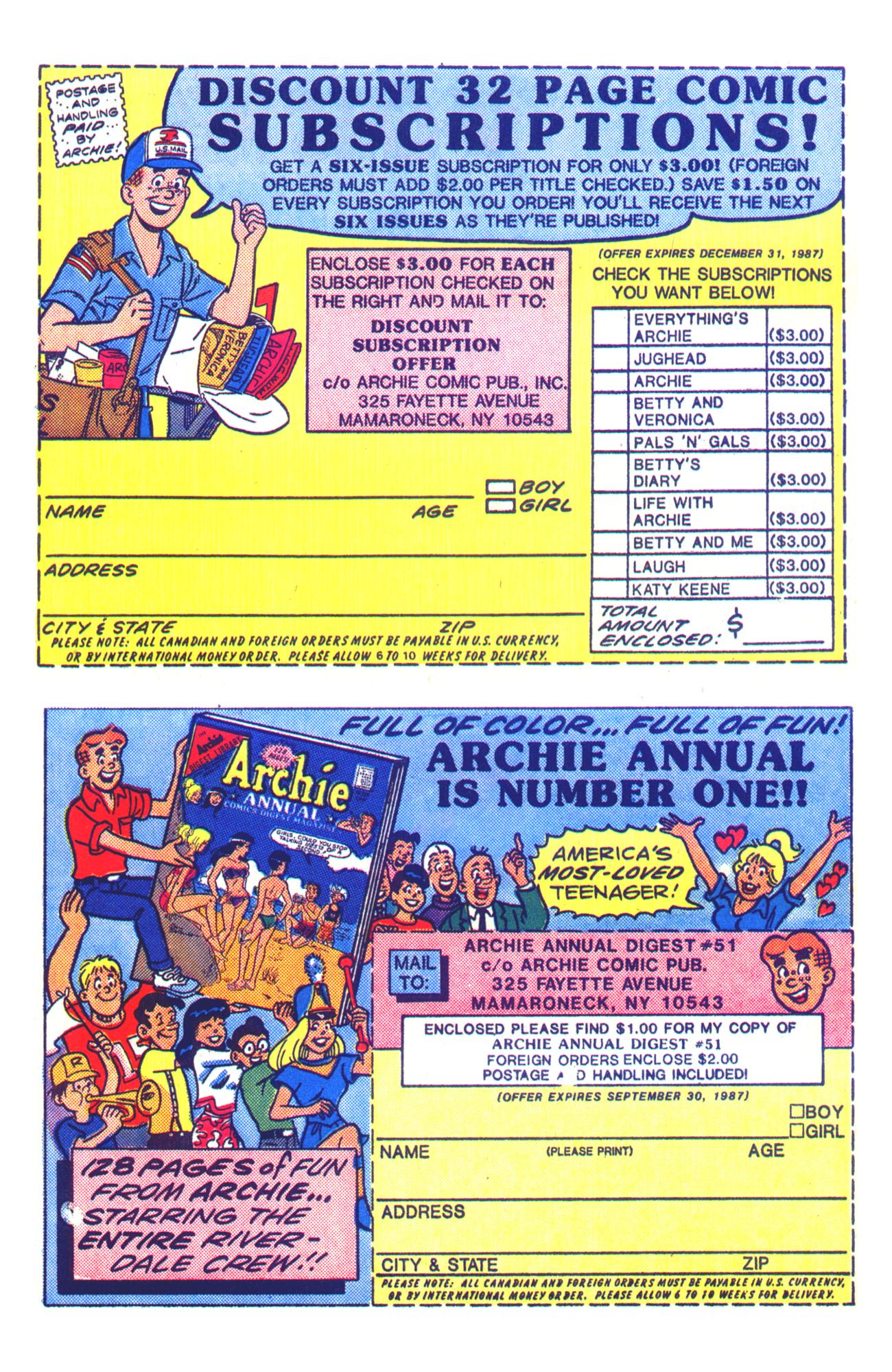 Read online Archie Giant Series Magazine comic -  Issue #576 - 19