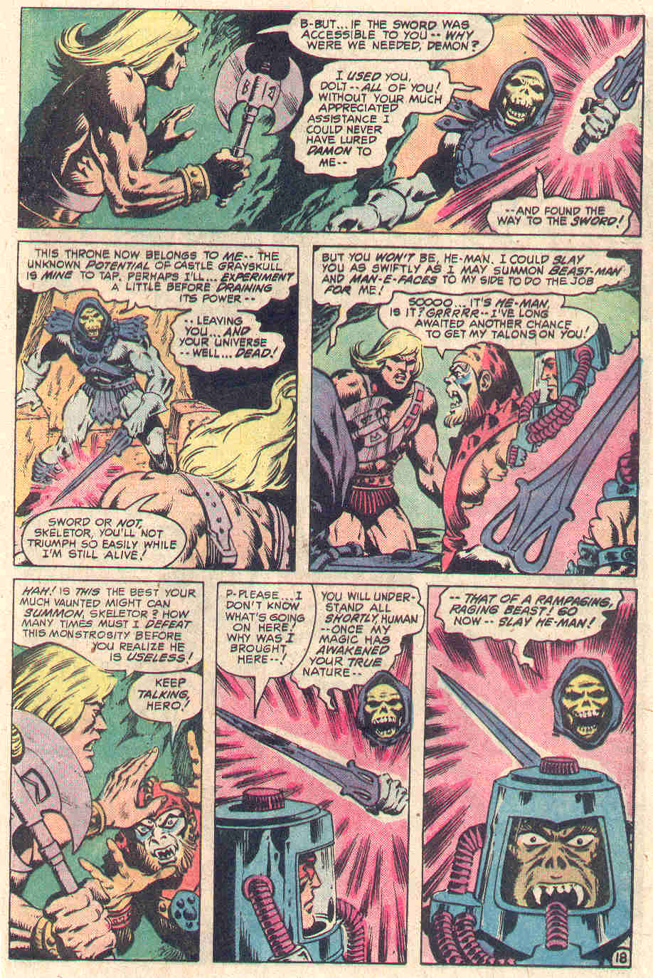 Read online Masters of the Universe (1982) comic -  Issue #3 - 19