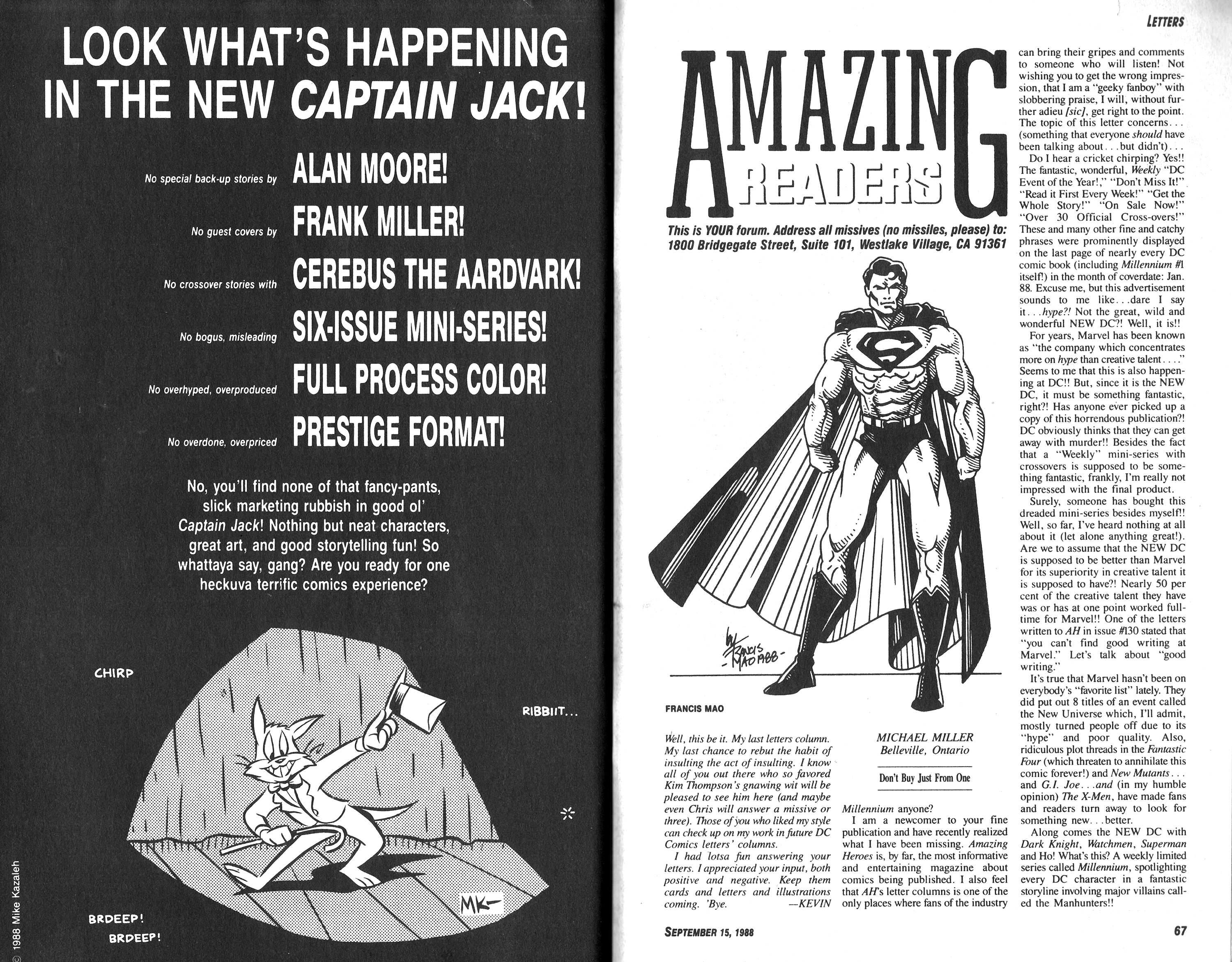 Read online Amazing Heroes comic -  Issue #149 - 34