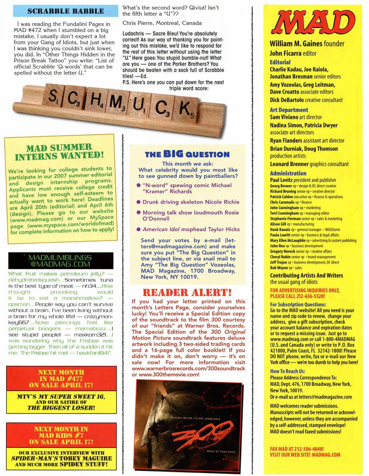 Read online MAD comic -  Issue #476 - 7