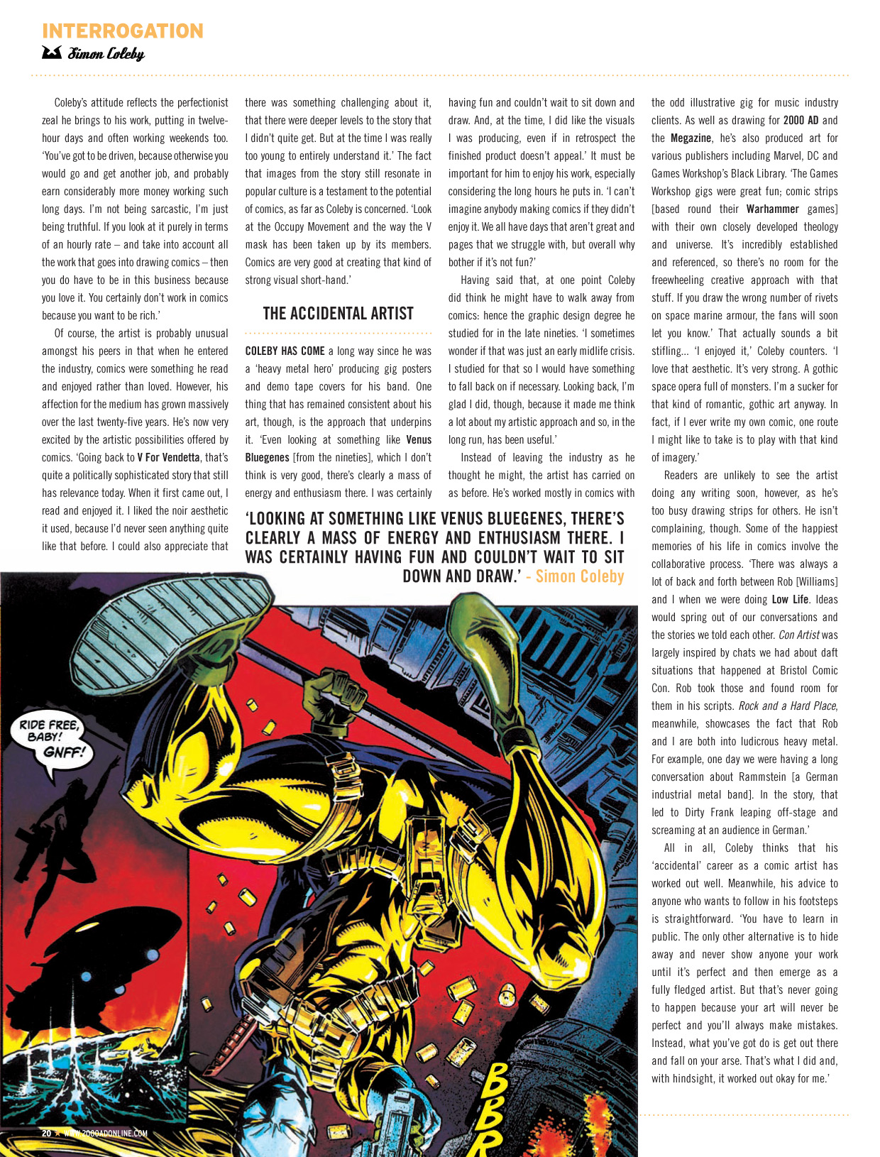 Read online Judge Dredd Megazine (Vol. 5) comic -  Issue #328 - 22