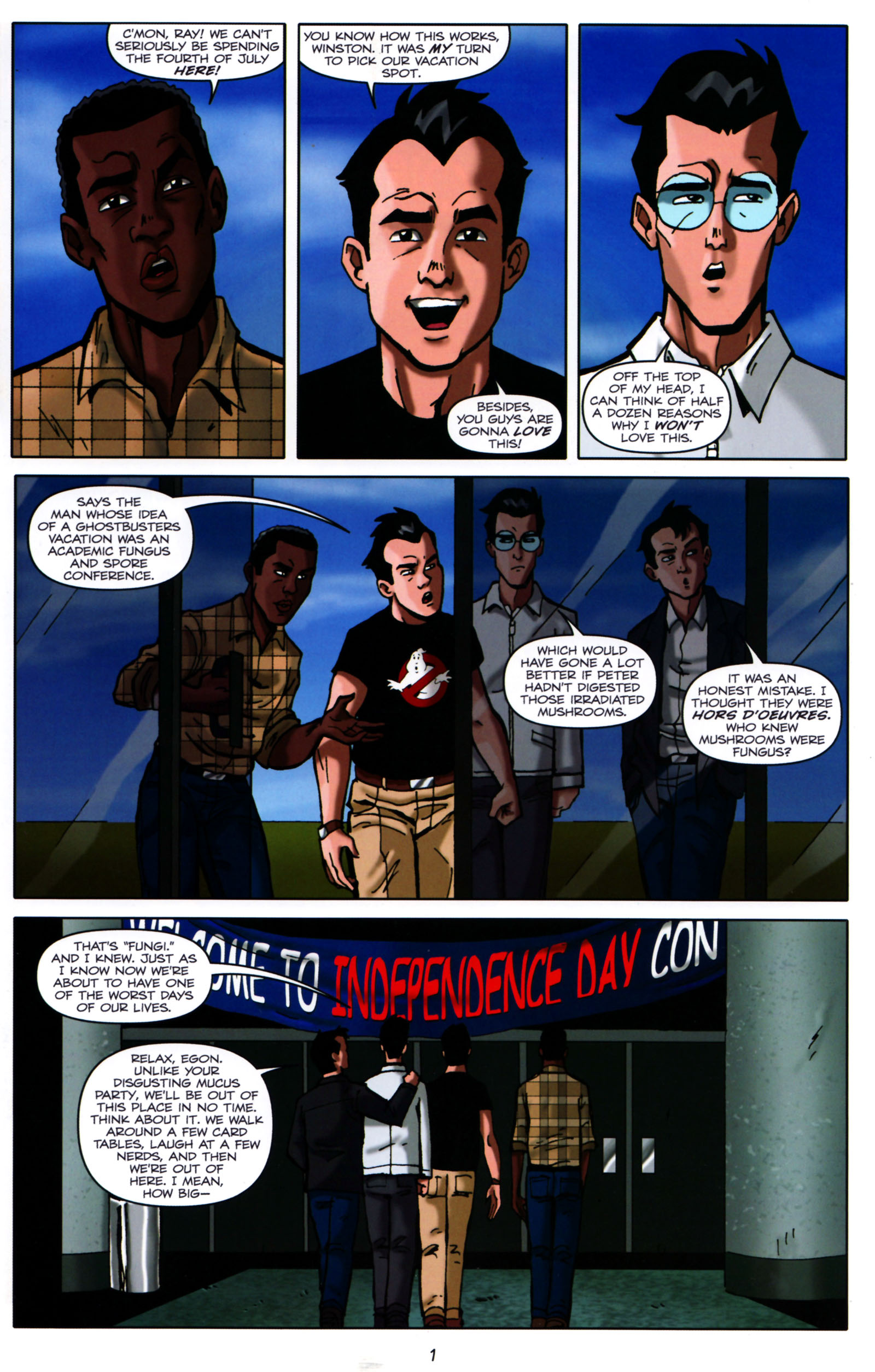 Read online Ghostbusters: Con-Volution comic -  Issue # Full - 5
