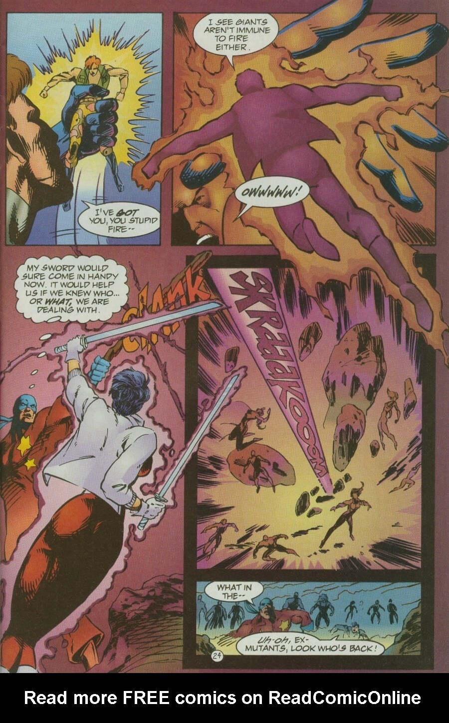 Read online Ex-Mutants comic -  Issue #12 - 28