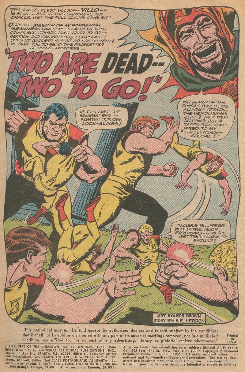 Read online Challengers of the Unknown (1958) comic -  Issue #52 - 2