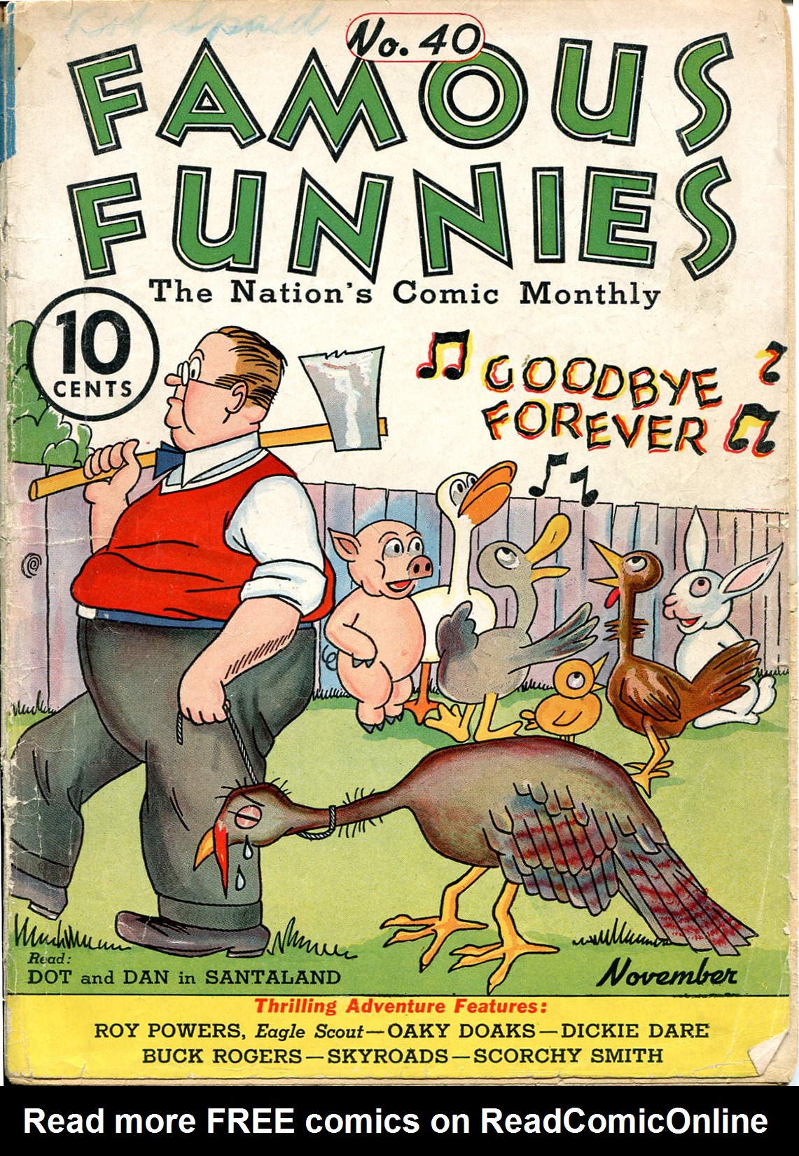 Read online Famous Funnies comic -  Issue #40 - 1