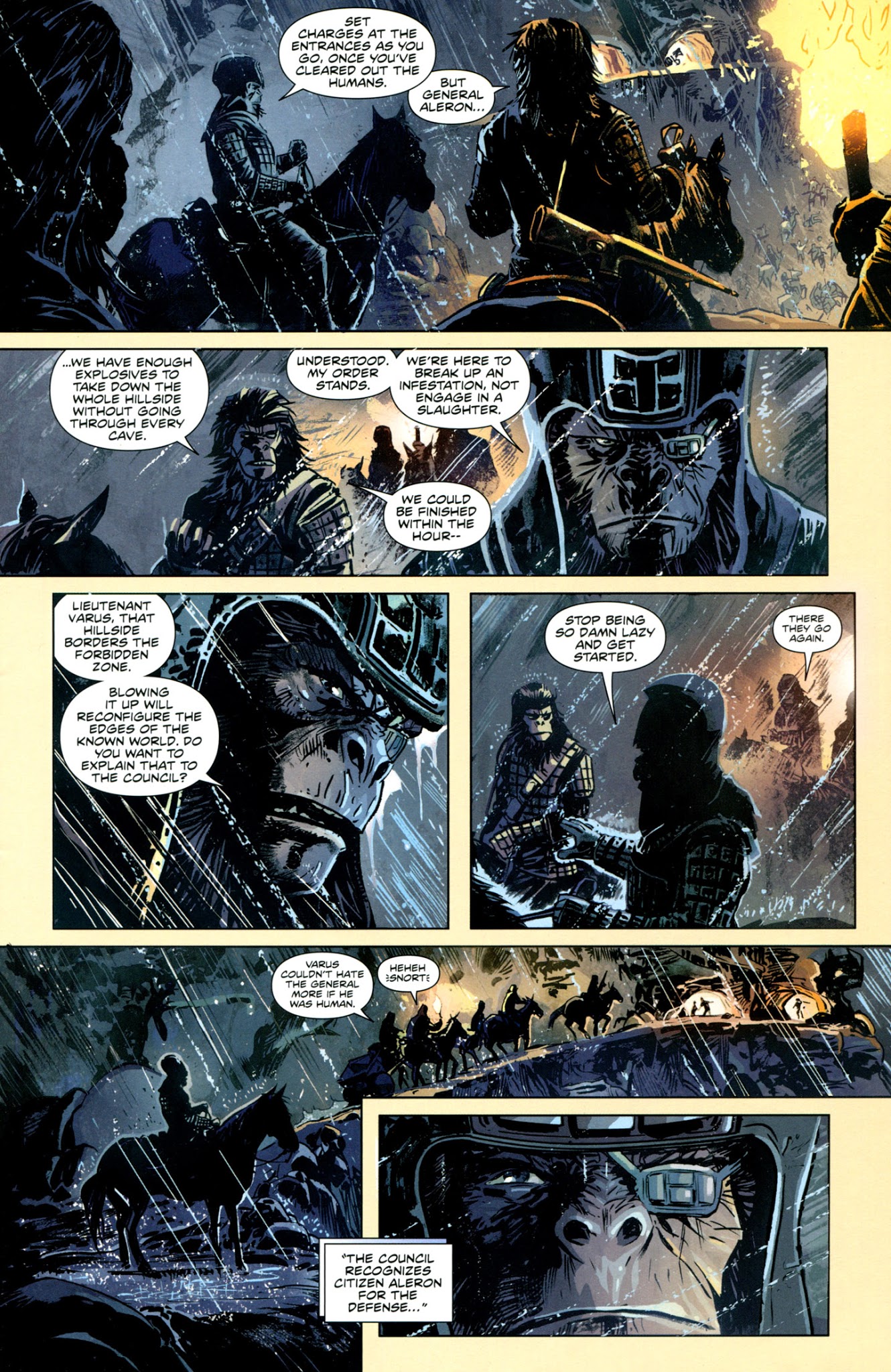 Read online Betrayal of the Planet of the Apes comic -  Issue #1 - 5