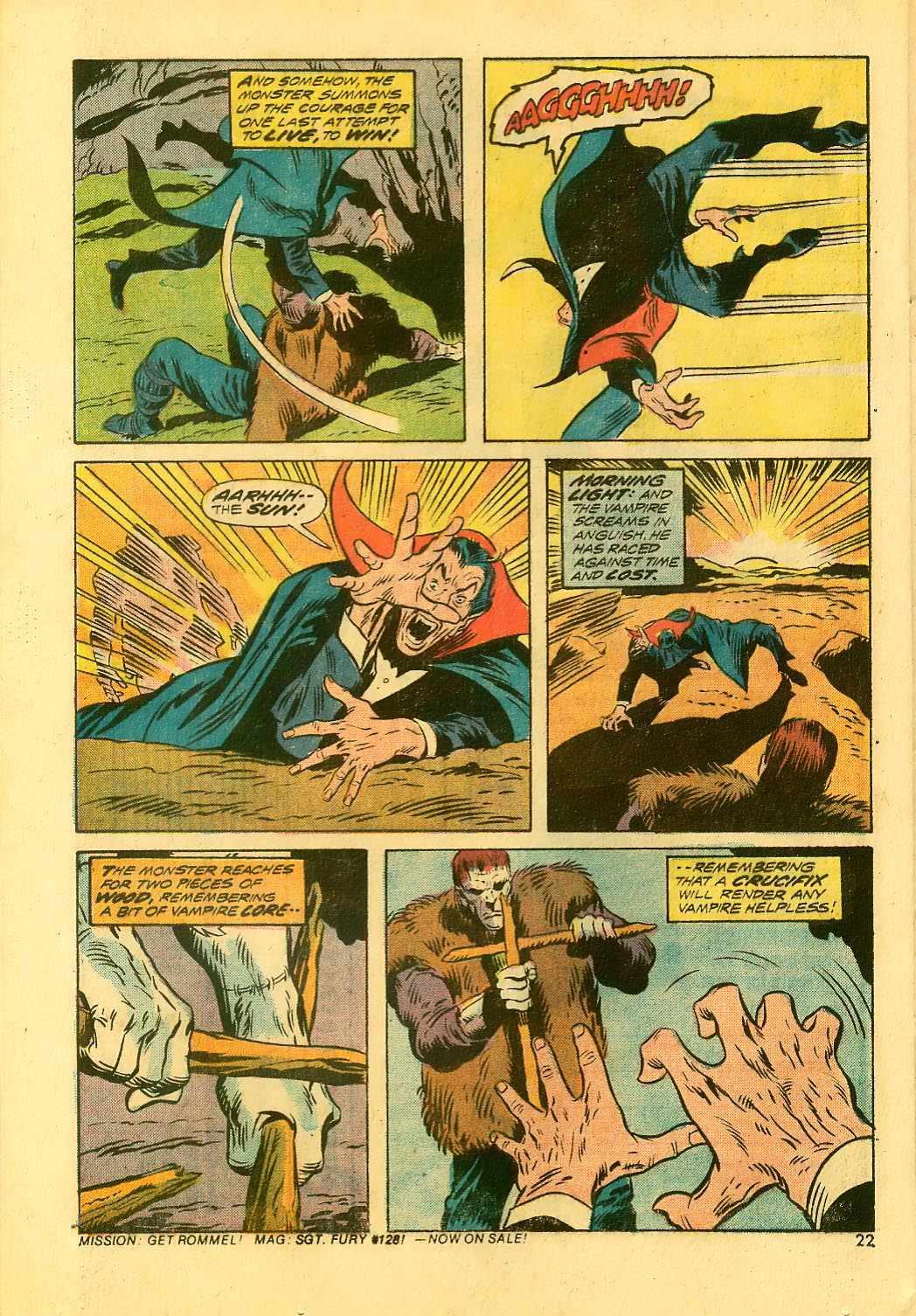 Read online Frankenstein (1973) comic -  Issue #9 - 16