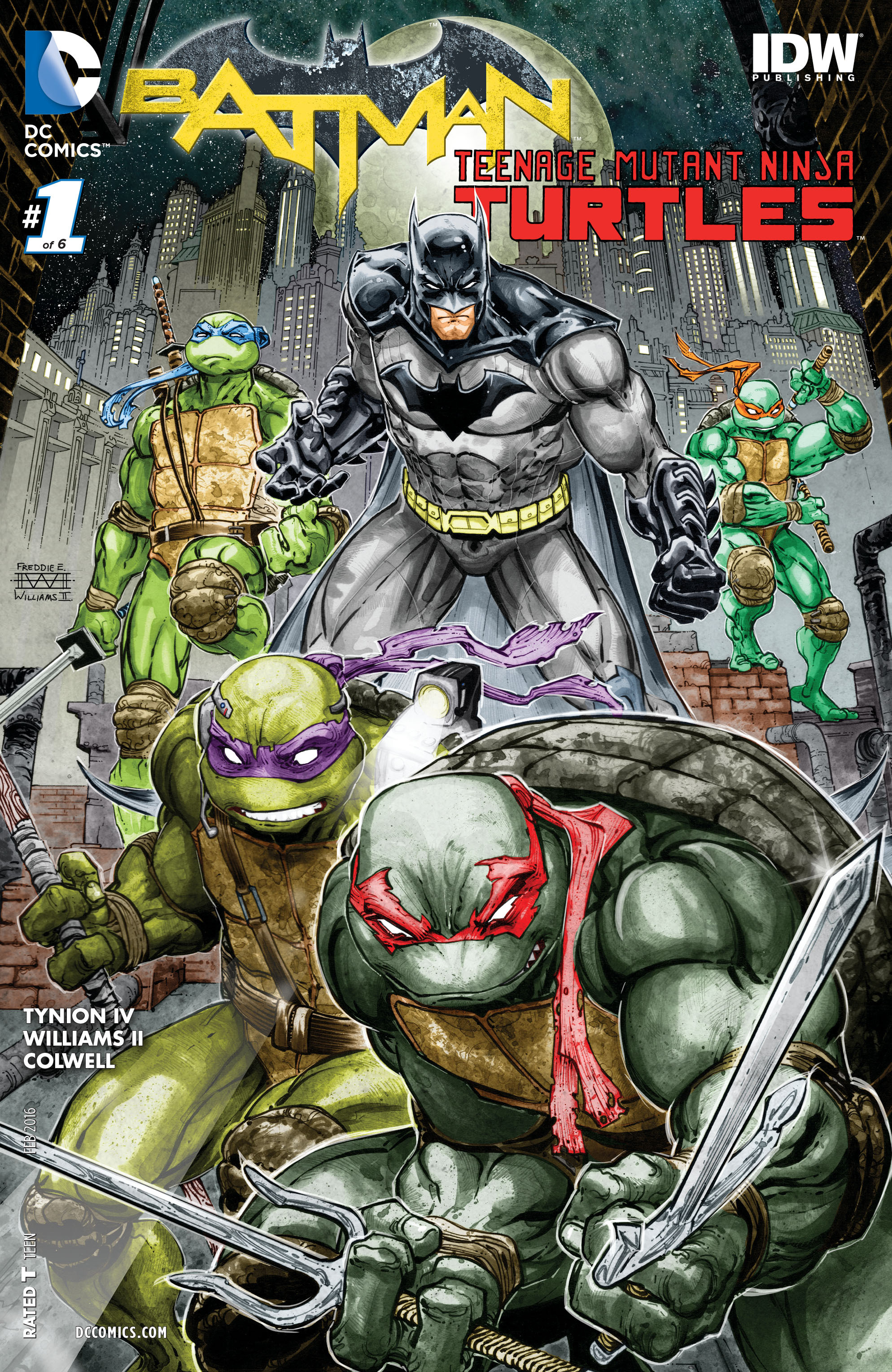 Read online Batman/Teenage Mutant Ninja Turtles comic -  Issue #1 - 1
