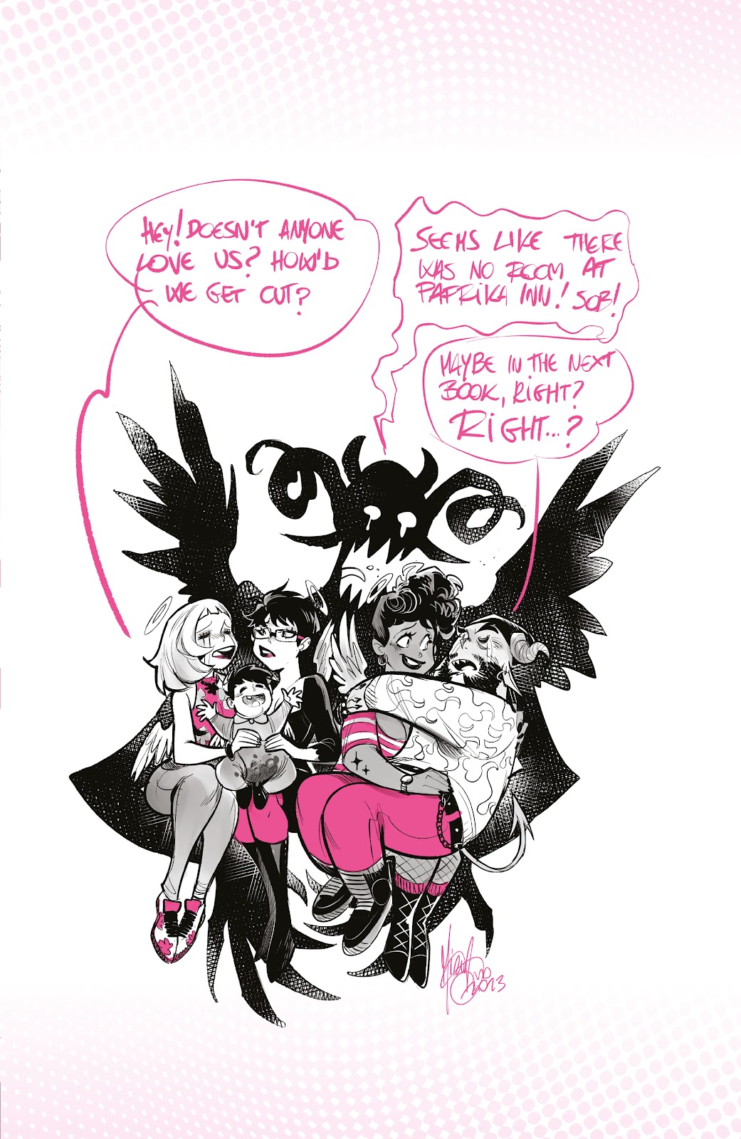 Mirka Andolfo's Sweet Paprika: Black White & Pink (One-Shot) issue Full - Page 52