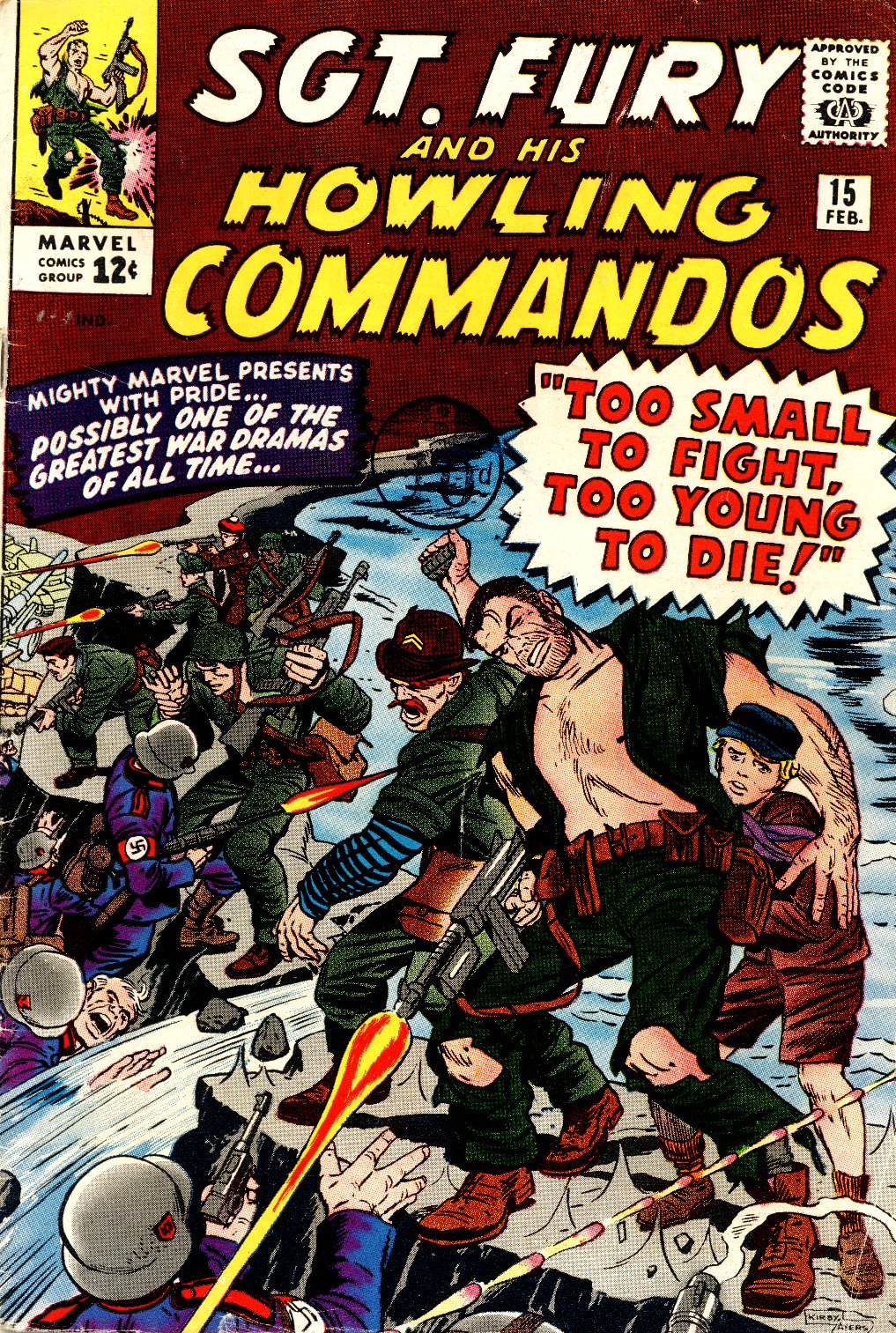 Read online Sgt. Fury comic -  Issue #15 - 1