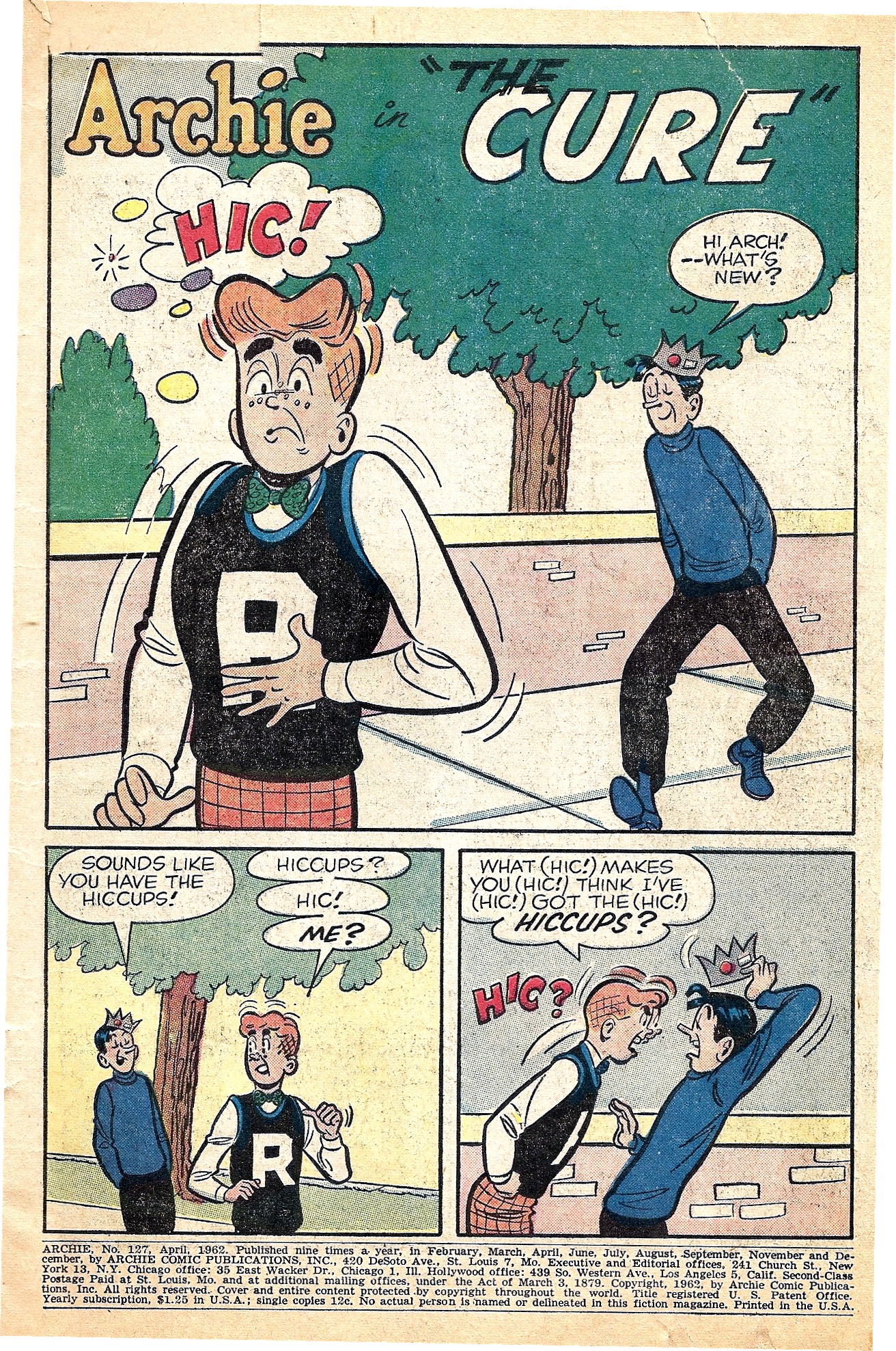 Read online Archie (1960) comic -  Issue #127 - 3