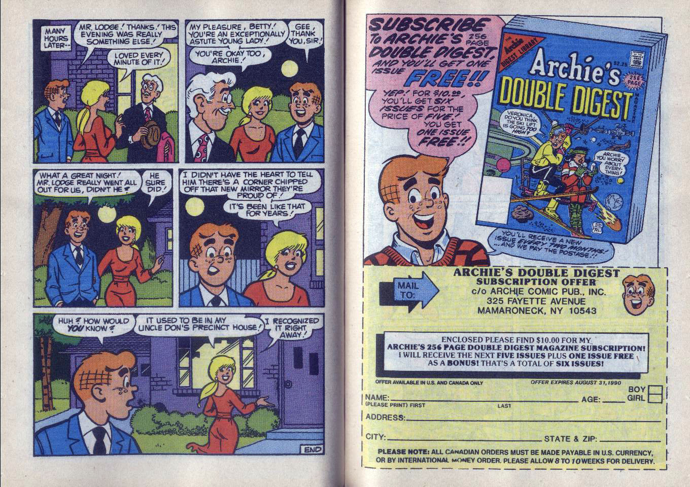 Read online Archie...Archie Andrews, Where Are You? Digest Magazine comic -  Issue #67 - 61
