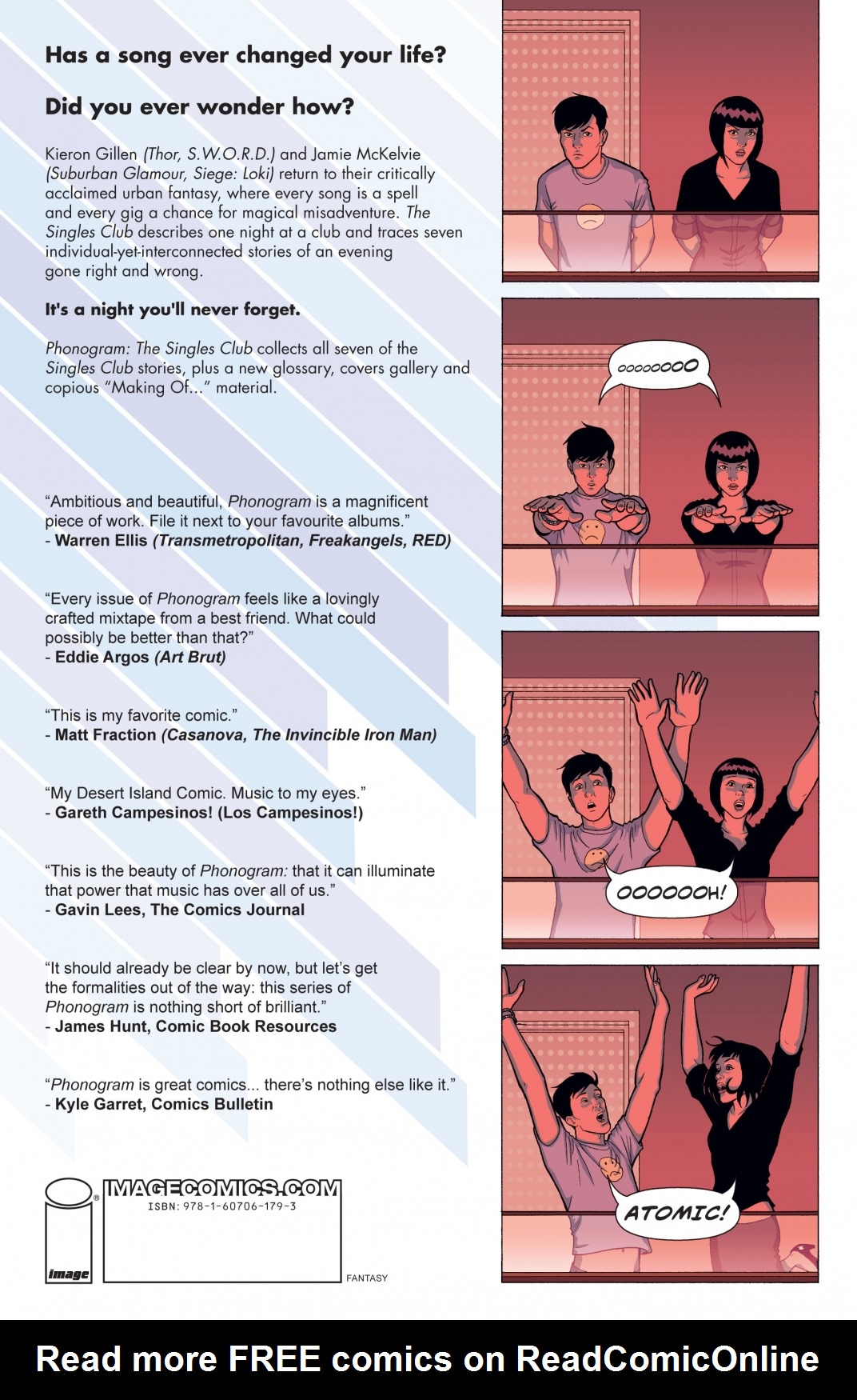 Read online Phonogram: The Singles Club comic -  Issue # _TPB - 162