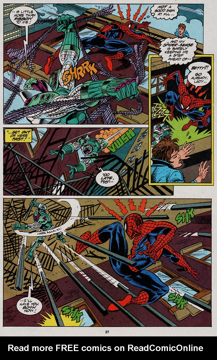 Read online Web of Spider-Man (1985) comic -  Issue #115 - 21
