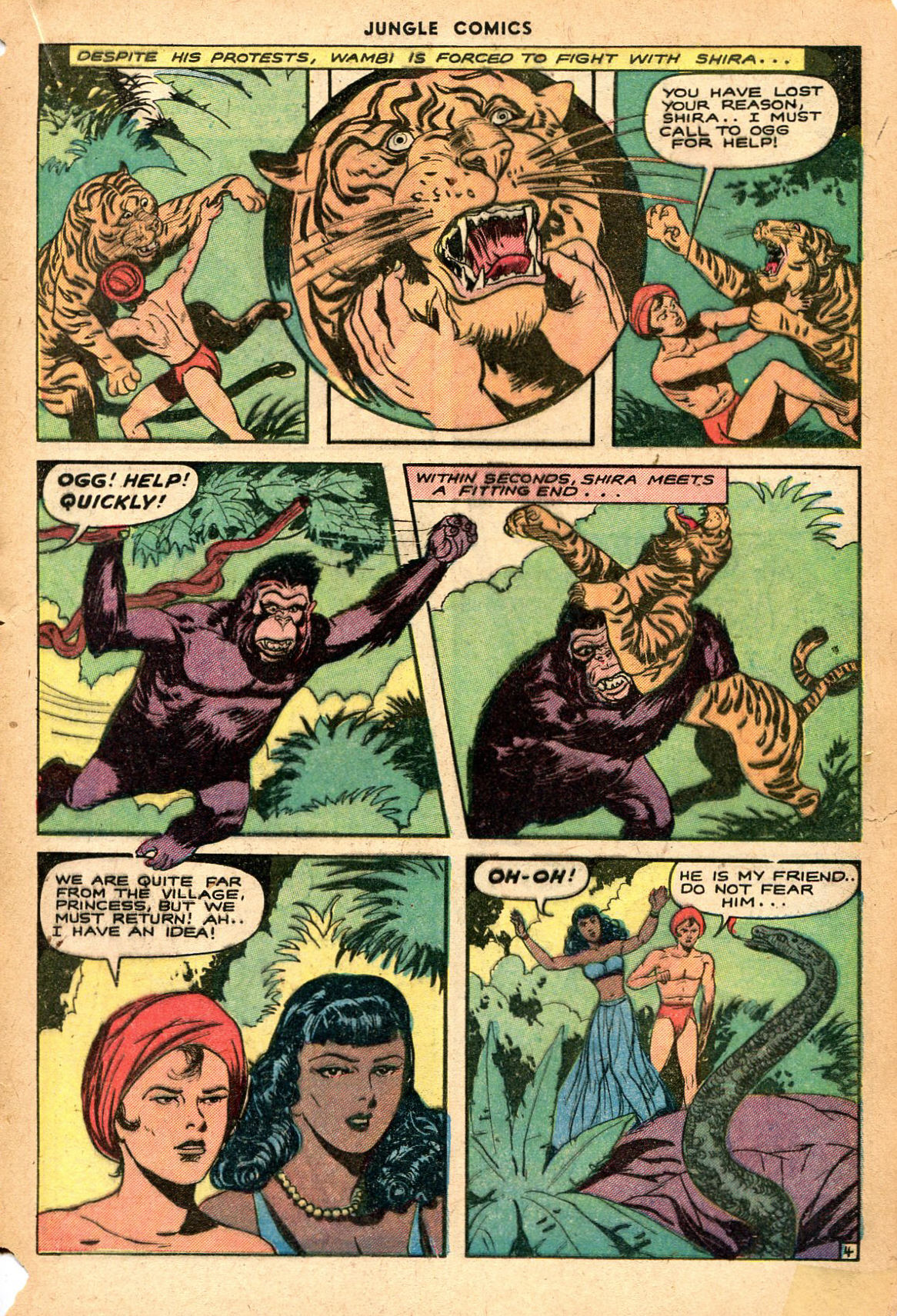 Read online Jungle Comics comic -  Issue #55 - 32
