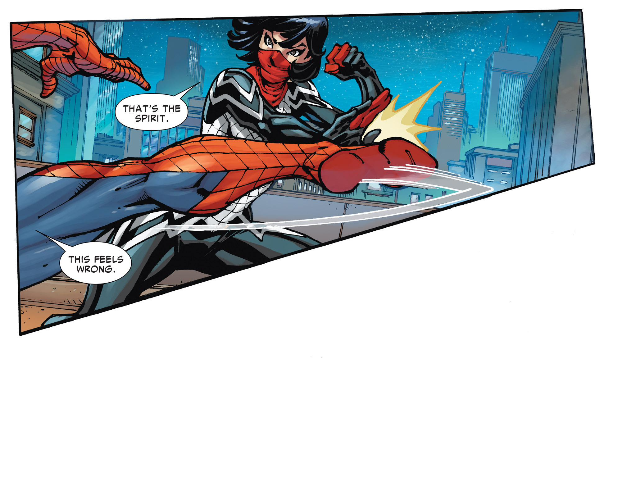 Read online The Amazing Spider-Man & Silk: The Spider(fly) Effect (Infinite Comics) comic -  Issue #1 - 9