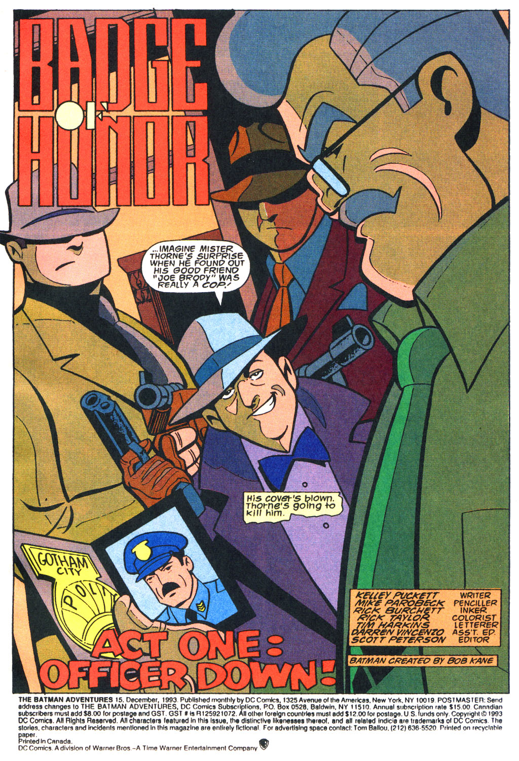 Read online The Batman Adventures comic -  Issue #15 - 2