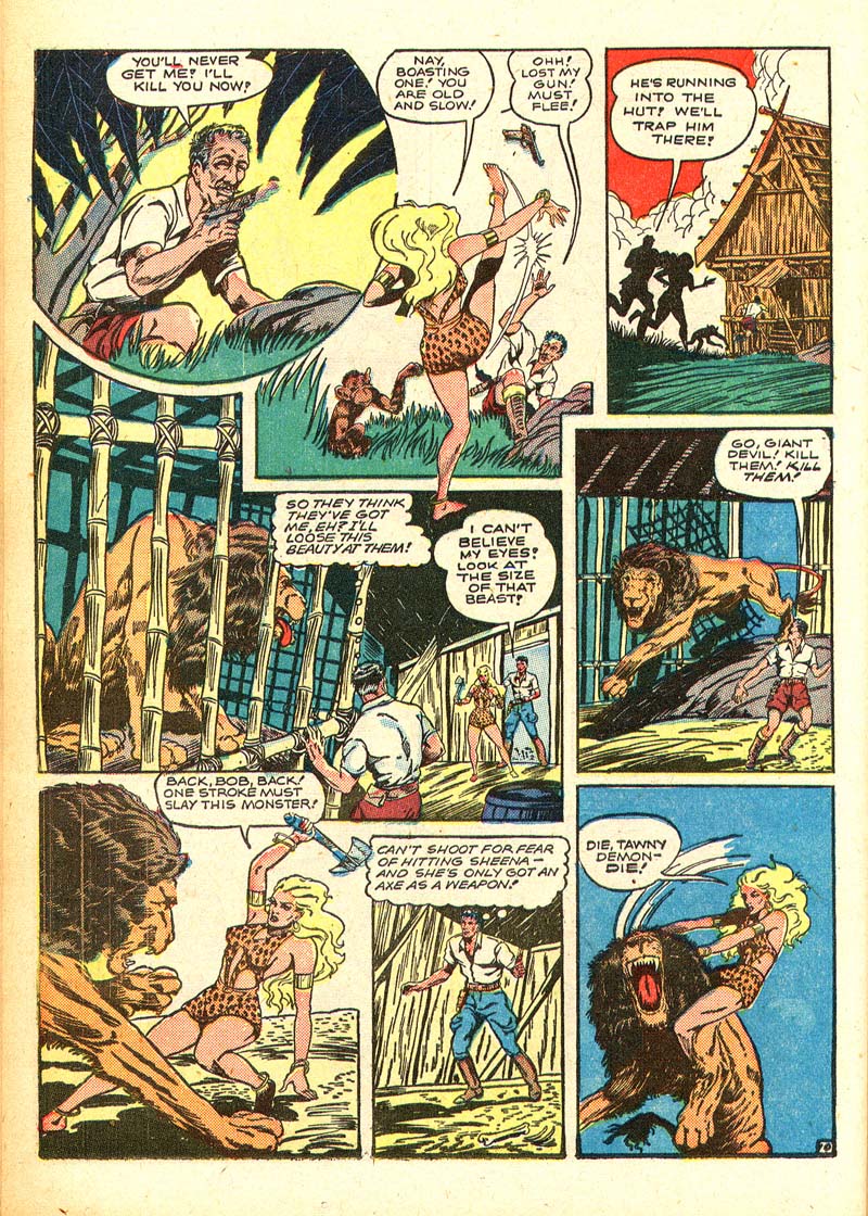 Read online Sheena, Queen of the Jungle (1942) comic -  Issue #4 - 36