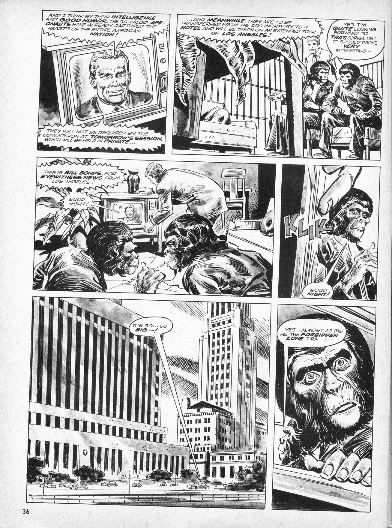 Read online Planet of the Apes comic -  Issue #14 - 36