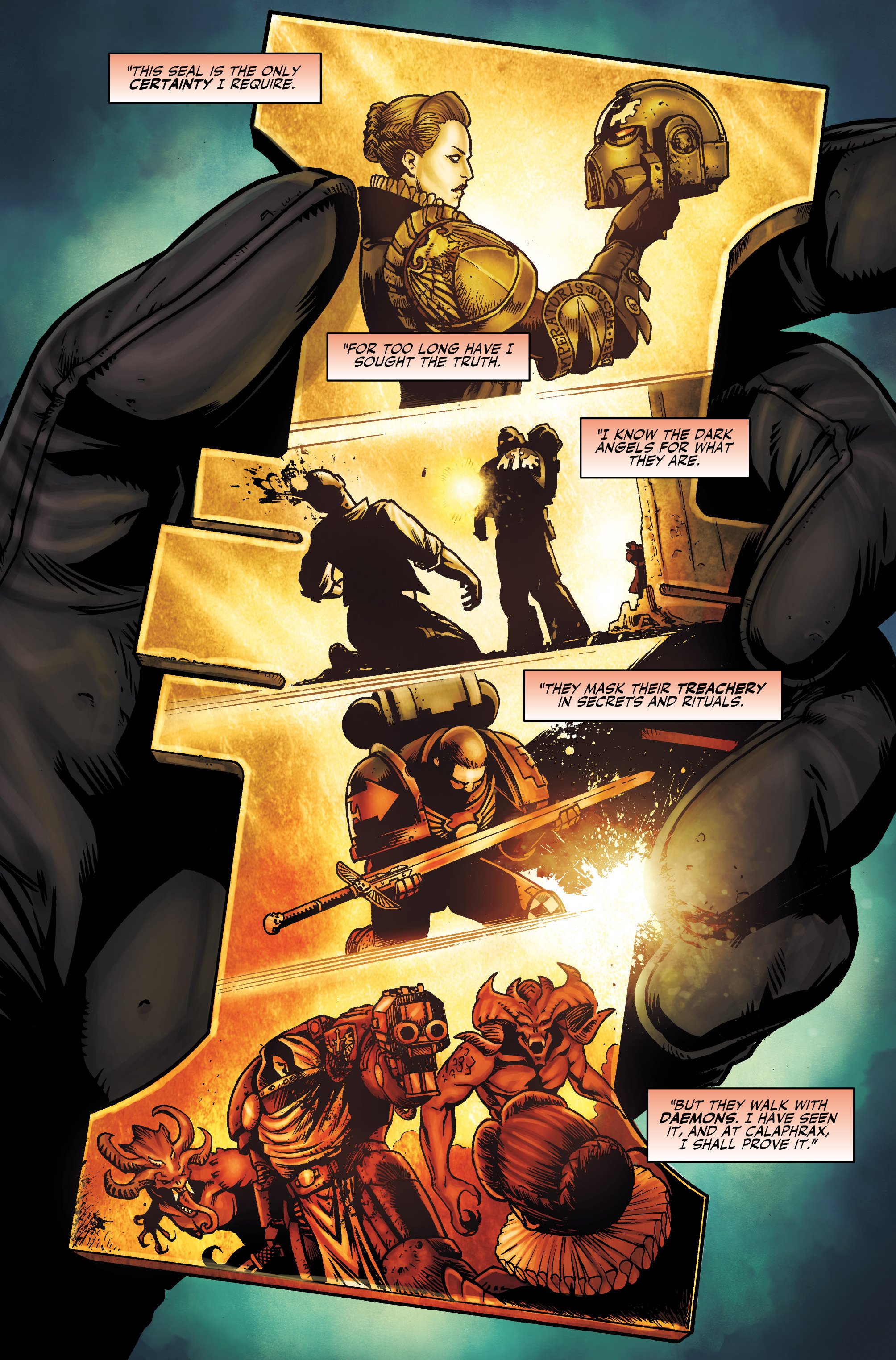 Read online Warhammer 40,000: Will of Iron comic -  Issue #1 - 12