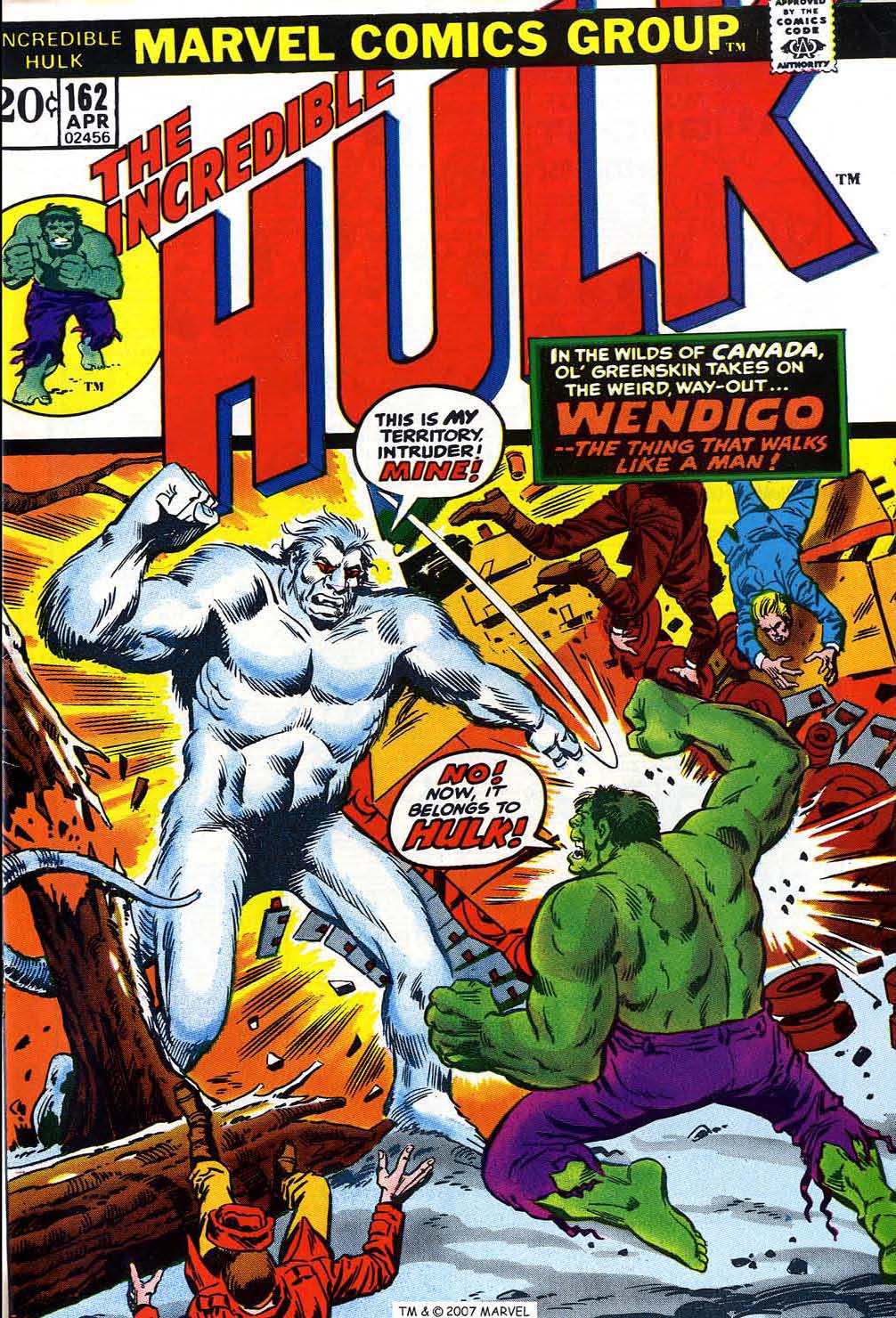 Read online The Incredible Hulk (1968) comic -  Issue #162 - 1