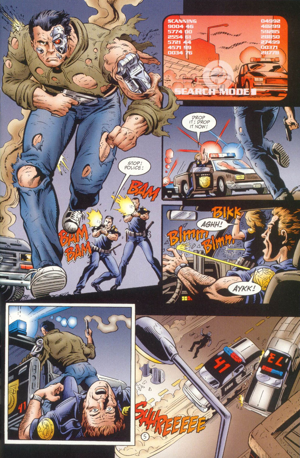 Read online T2: Cybernetic Dawn comic -  Issue #3 - 6
